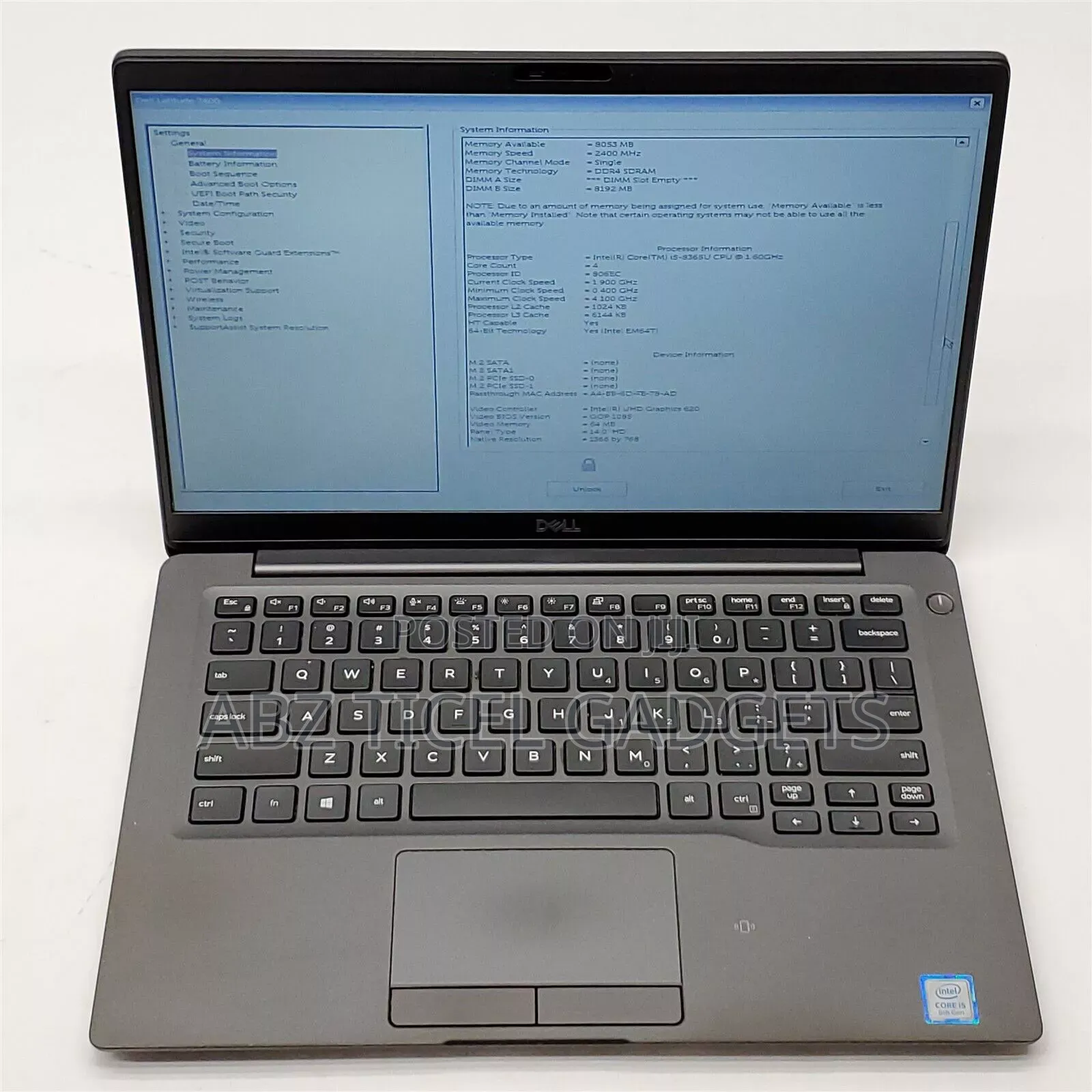 Laptop Dell Latitude 7400 16GB Intel Core I7 SSD 512GB