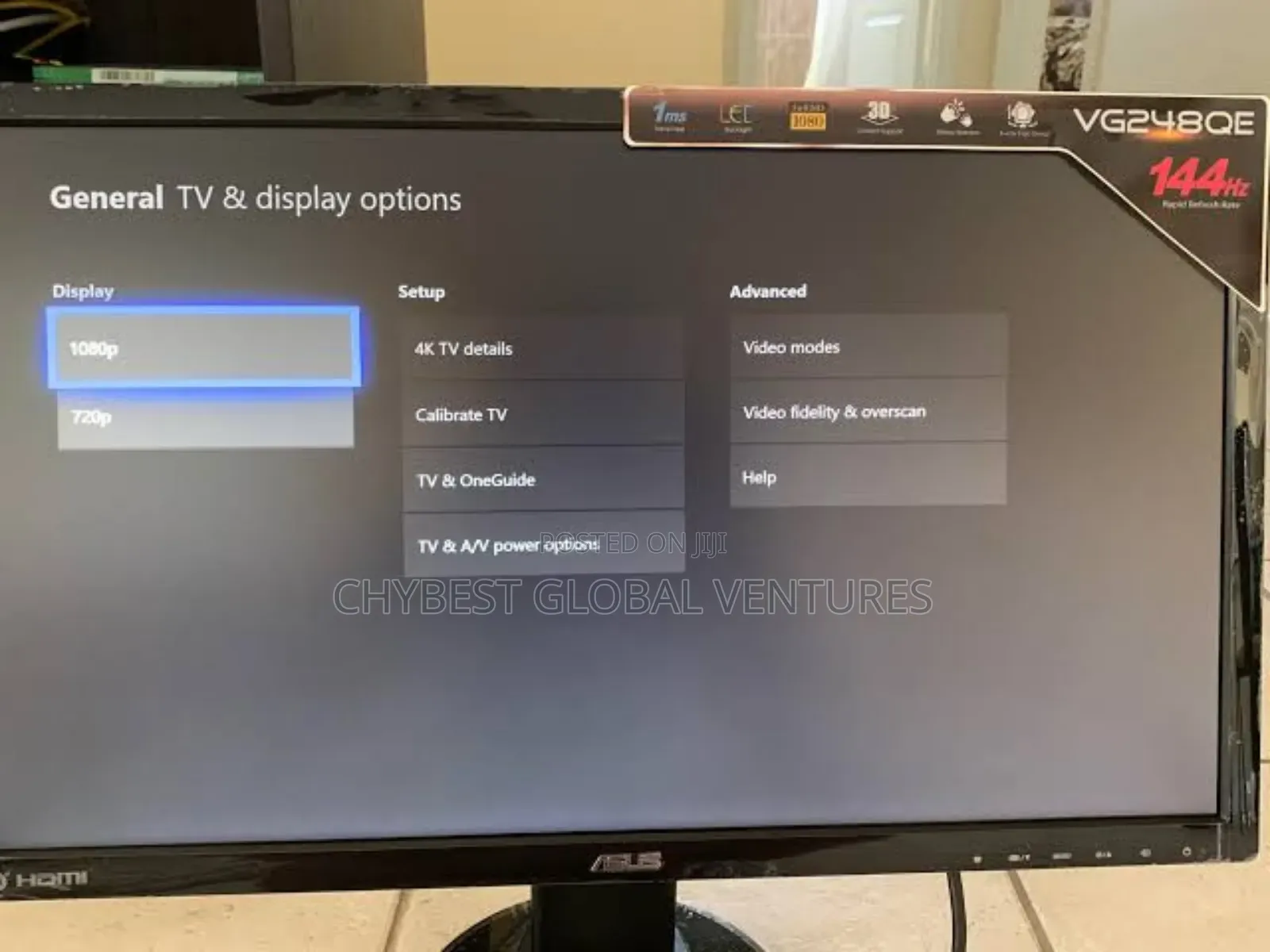 24 Inches Asus Gaming Monitor