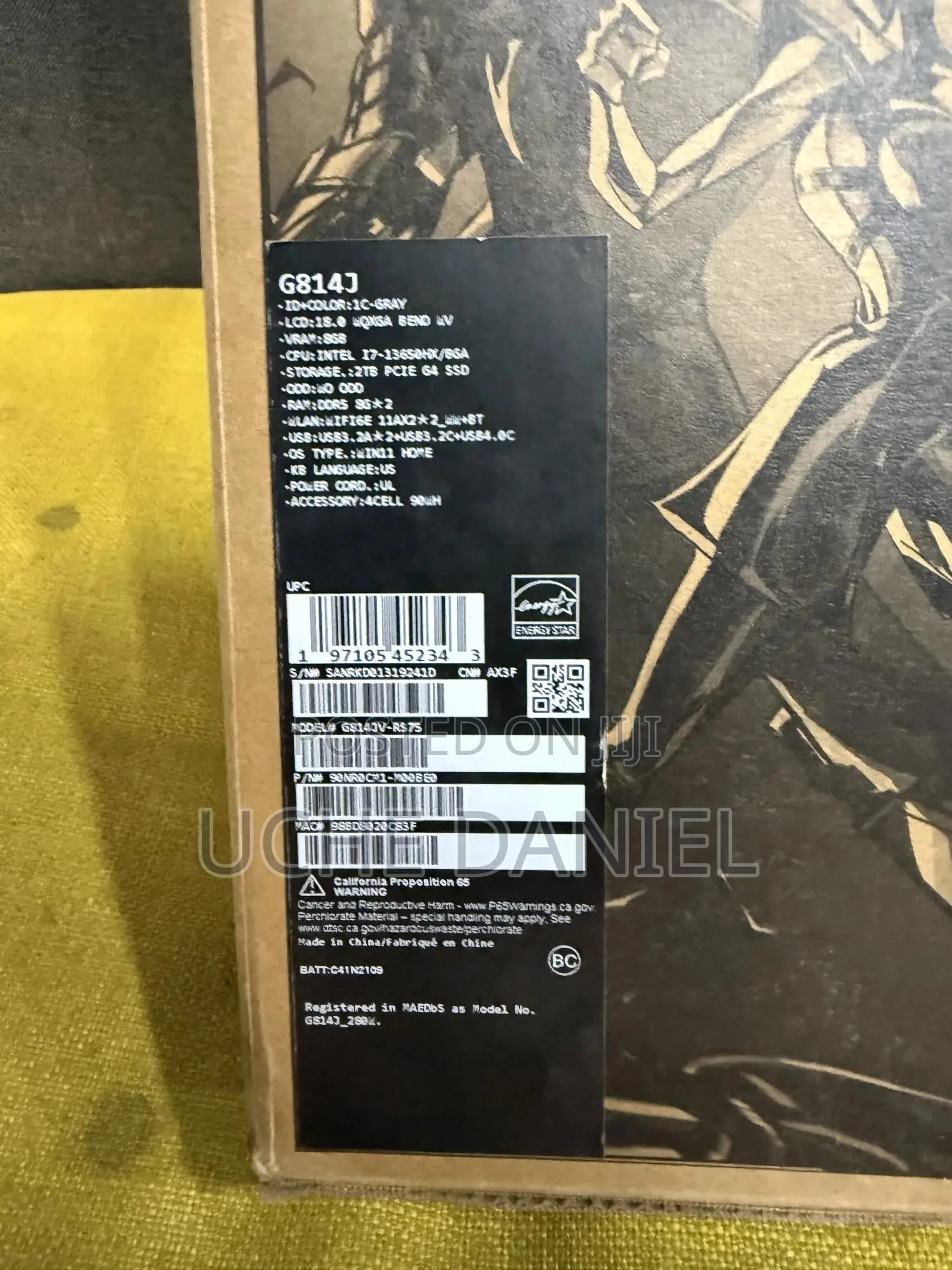 New Laptop Asus ROG Strix G17 16GB Intel Core I7 SSD 1T