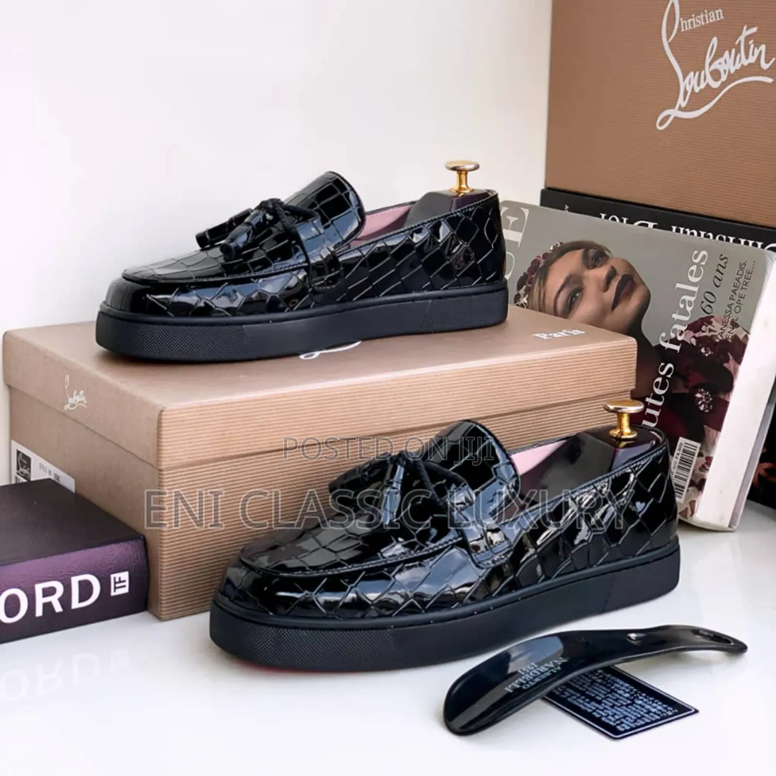 Original Roberto Cavalli Flats Shoes For Men's Available