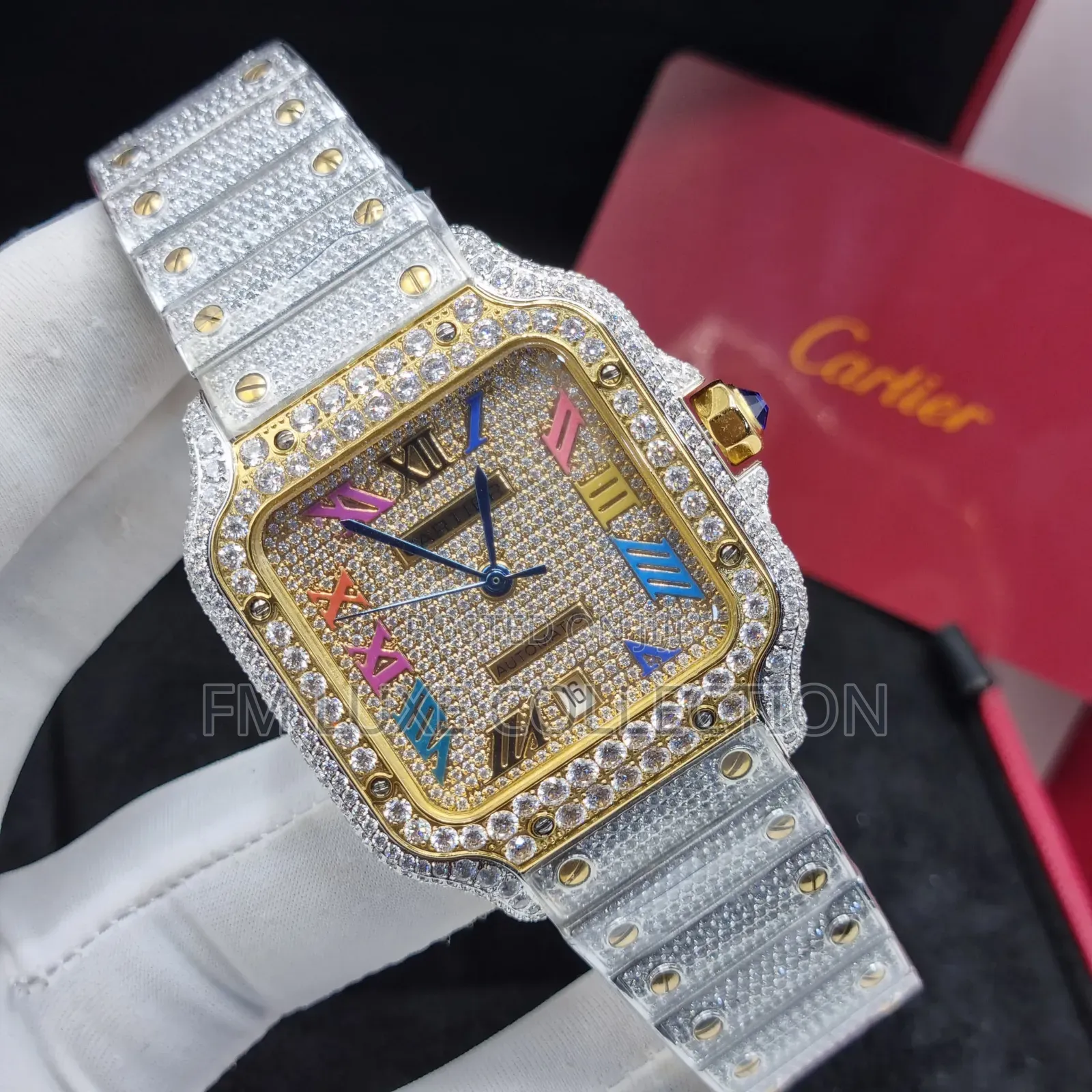 Original Cartier Stone Wristwatch