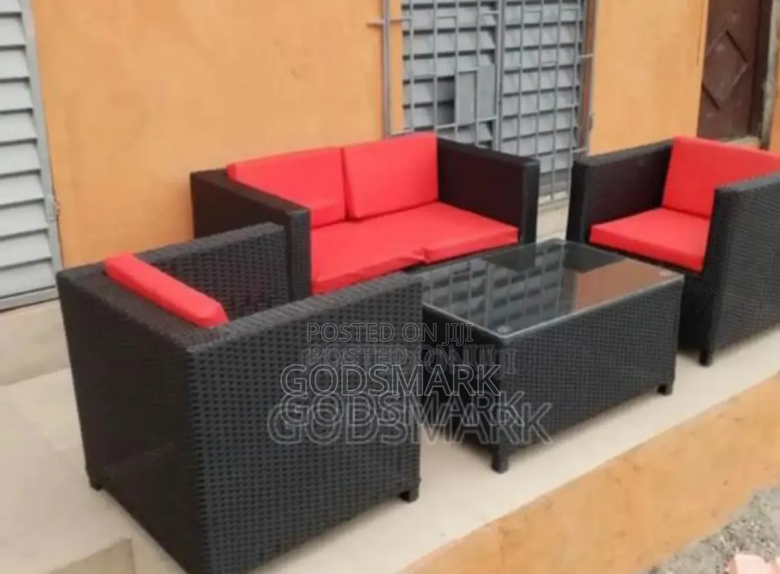 4 Seater Rattan Sofa For Living Room.