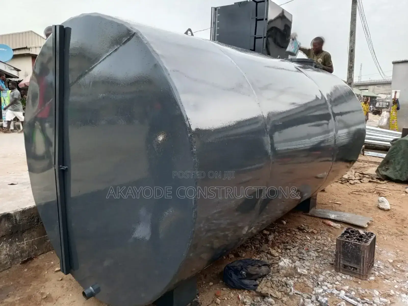10,000l Round Diesel Tank
