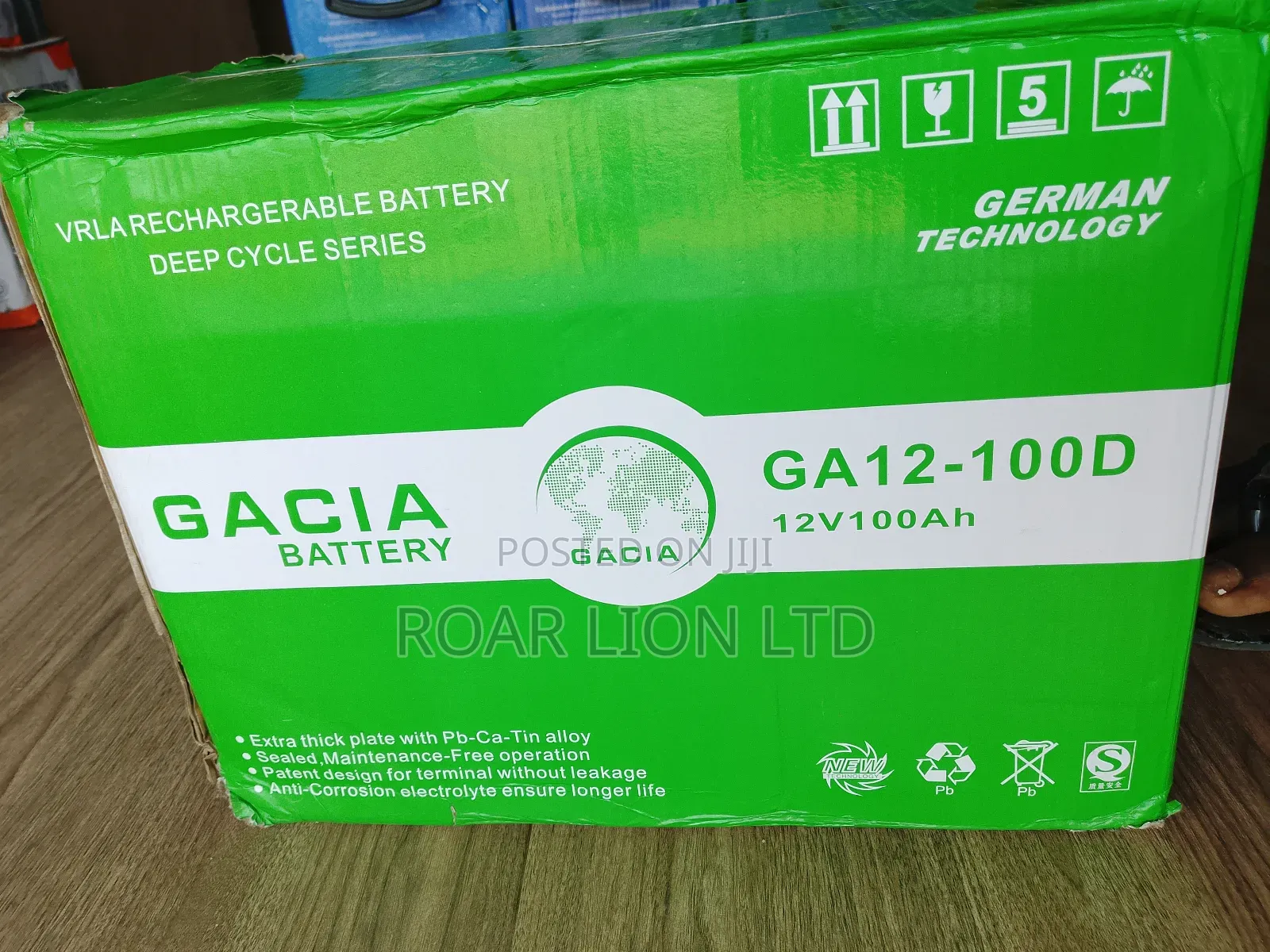 Gacia 100ah Gel Battery