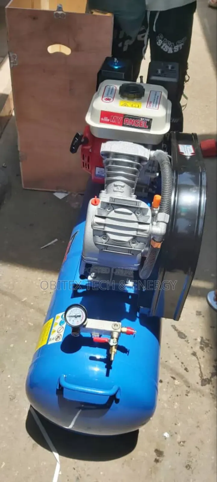 7hp Gs200 Fuel Engine, Air Compressor – Heavy-Duty 80-100l