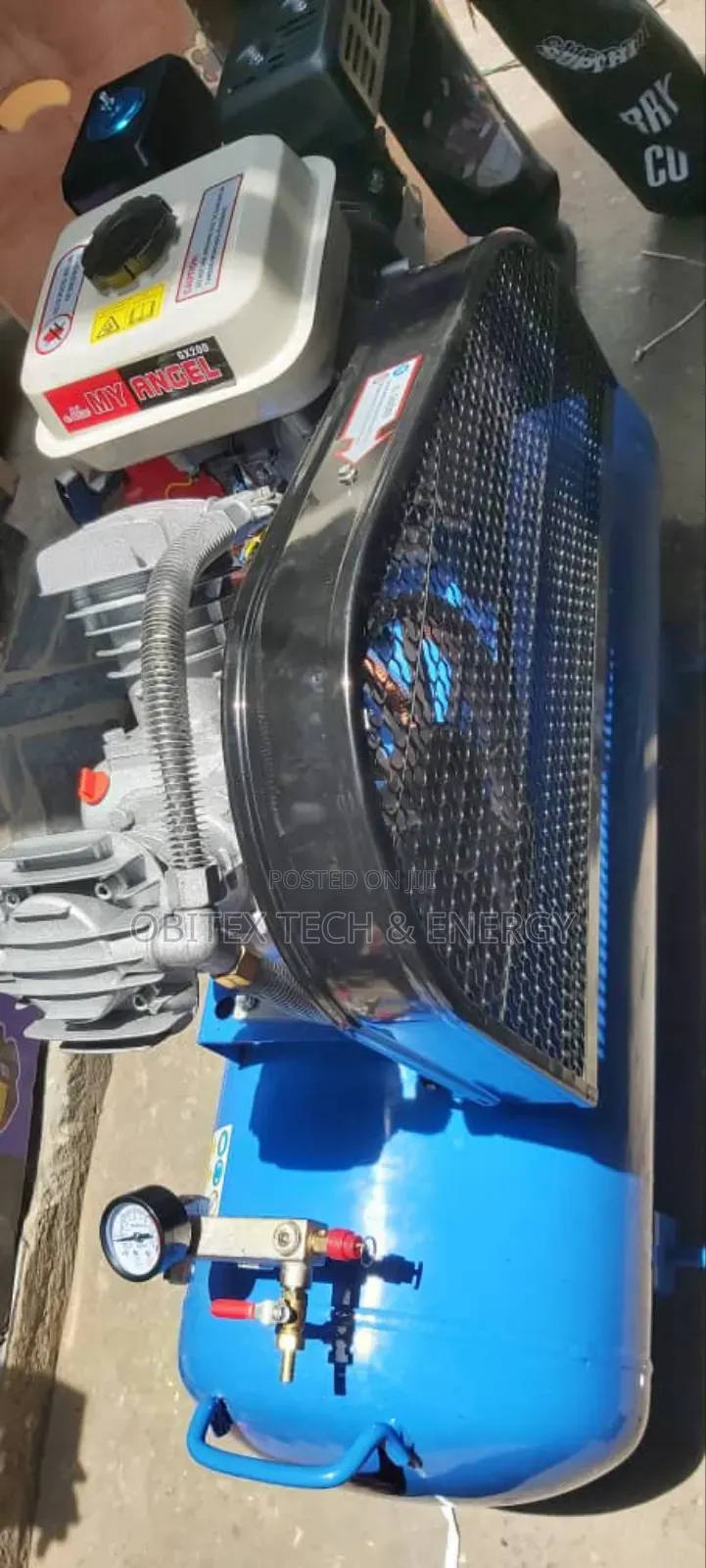 7hp Gs200 Fuel Engine, Air Compressor – Heavy-Duty 80-100l