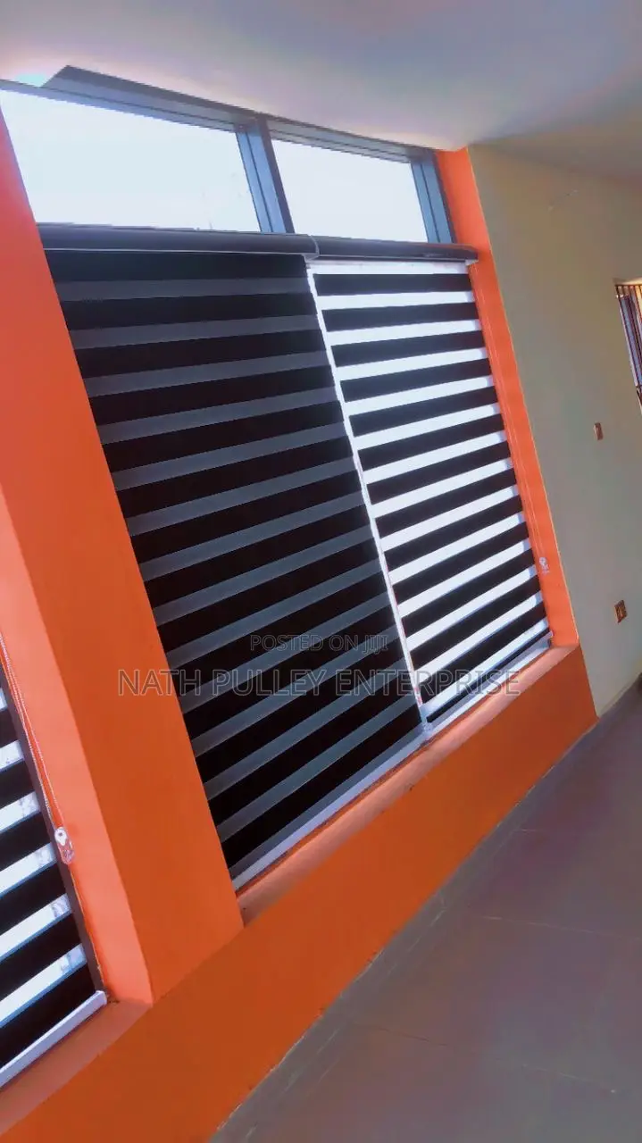 Brand New Shiny Black Blinds