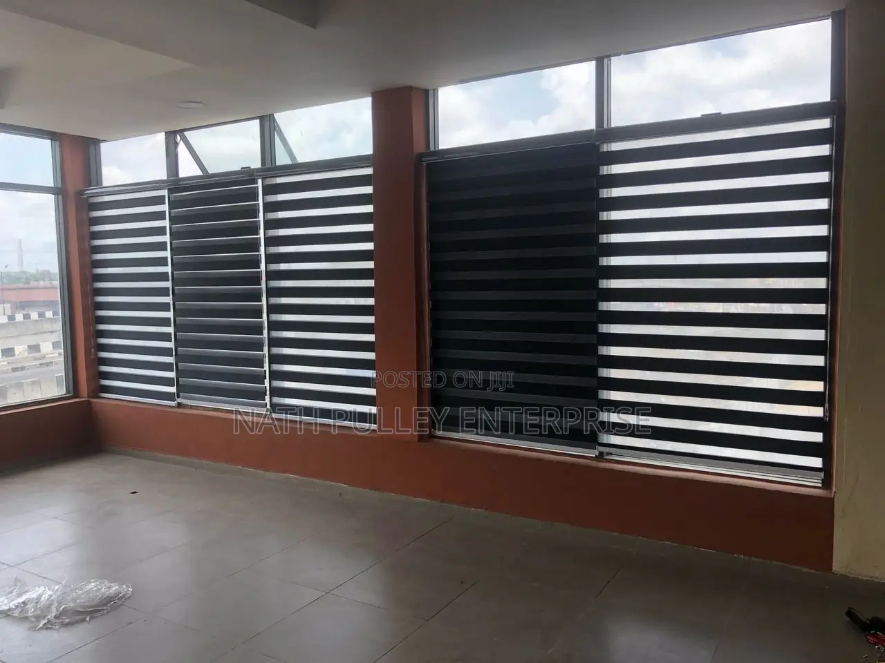 Brand New Shiny Black Blinds