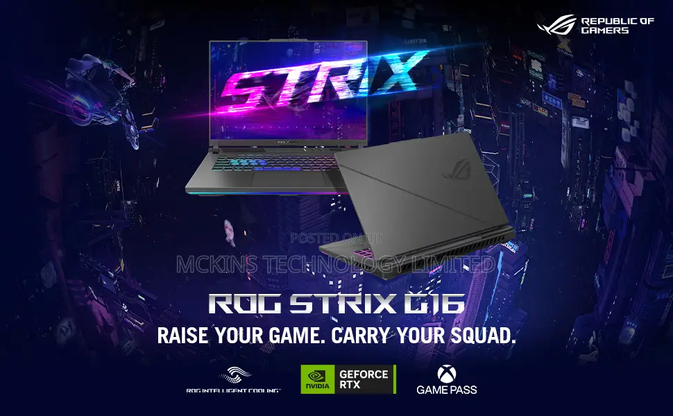New Laptop Asus ROG Strix G16 G614 32GB Intel Core i9 SSD 1T