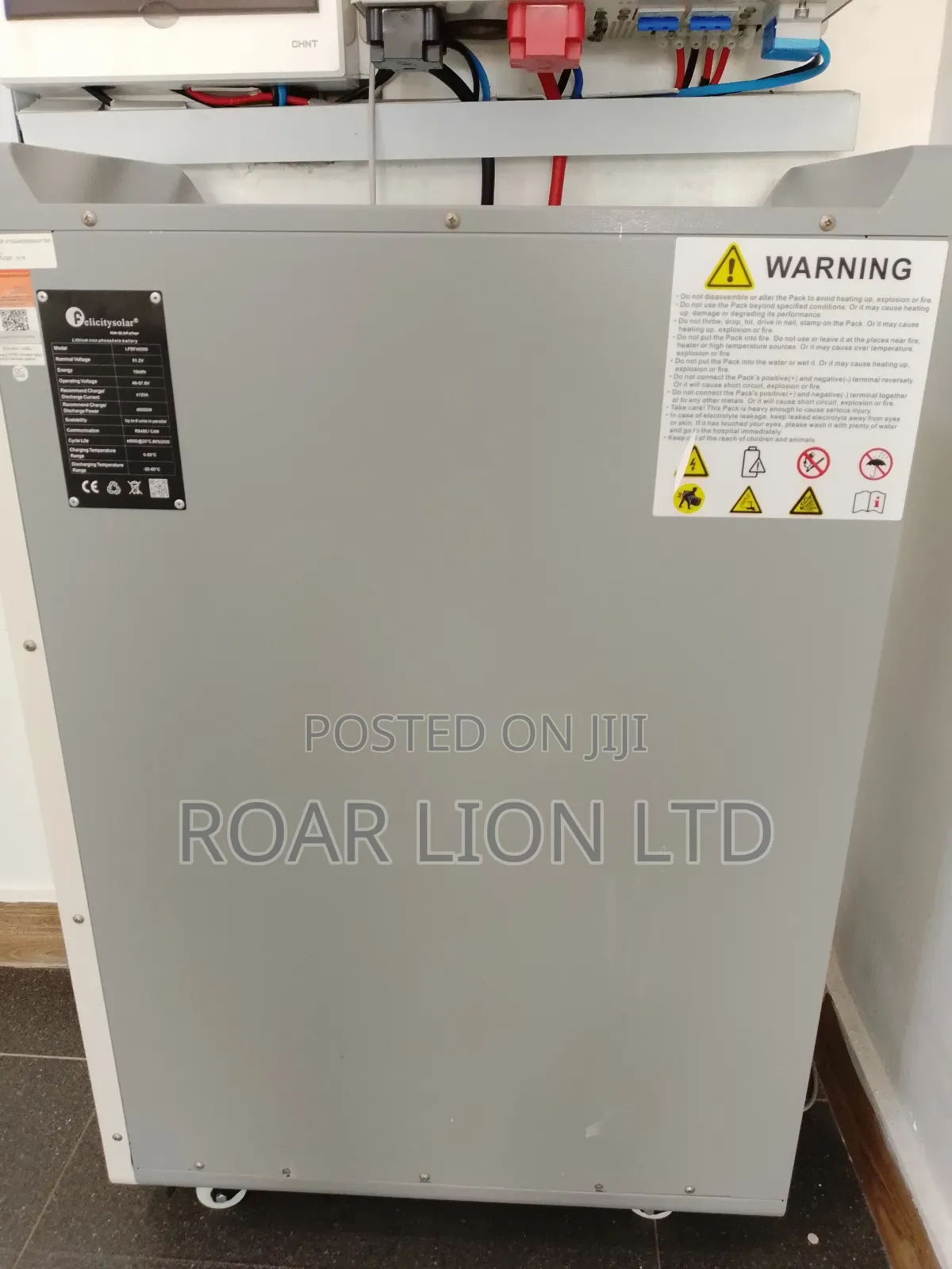 Felicity 15kwh Lithium Battery