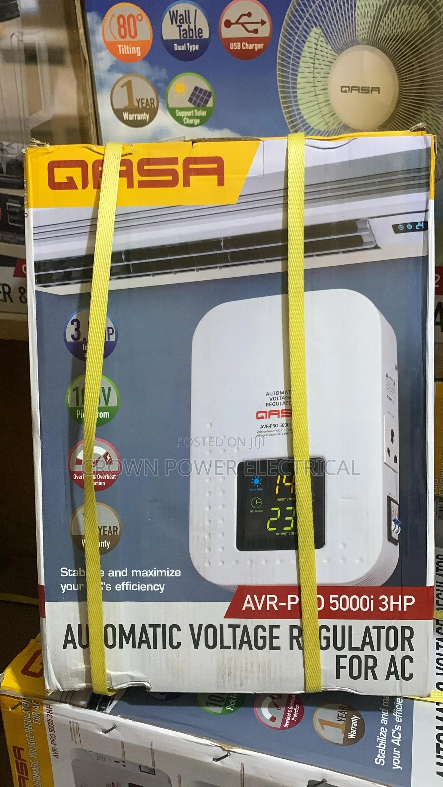 Qasa Automatic Voltage Regulator 3hp Ac