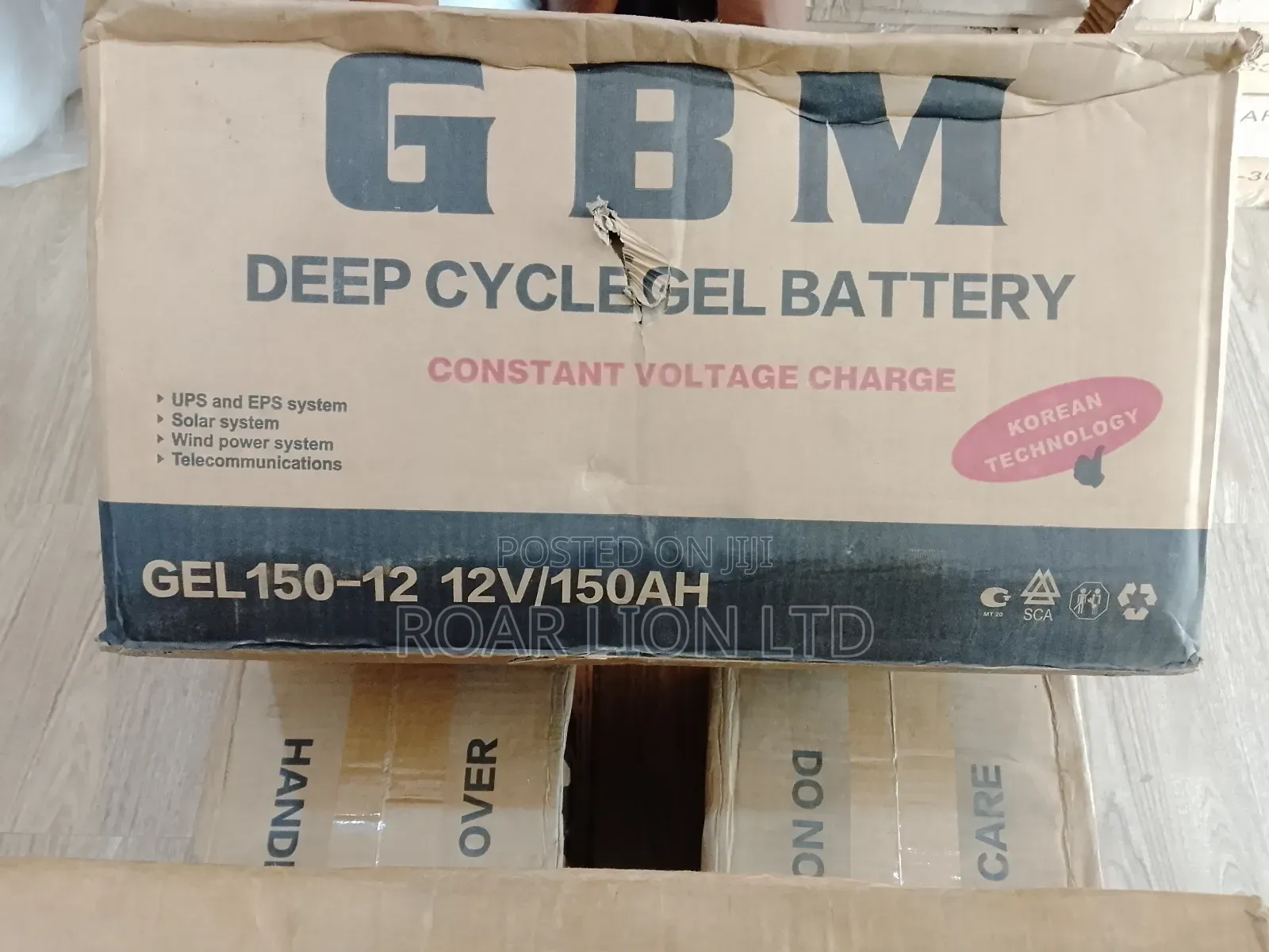 Gbm 150ah Gel Battery