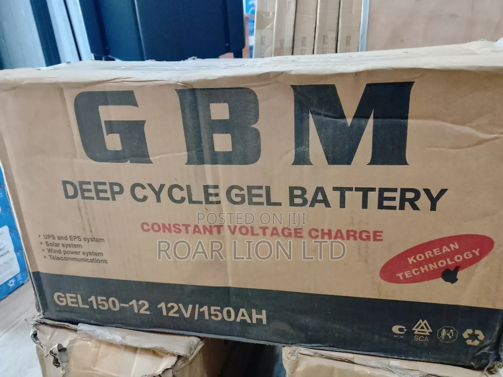 Gbm 150ah Gel Battery