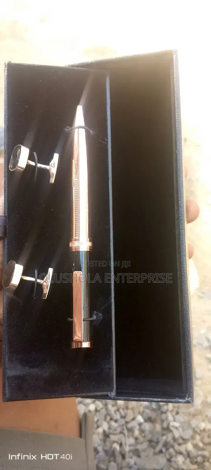 Original Pen With Cufflinks Set And Quality Box
