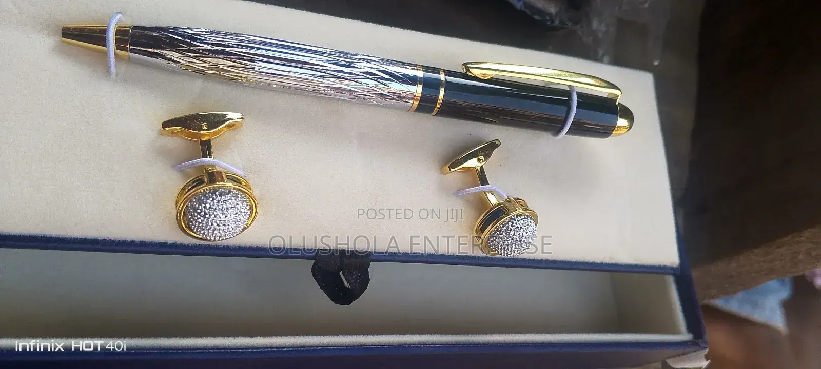 Original Pen With Cufflinks Set And Quality Box