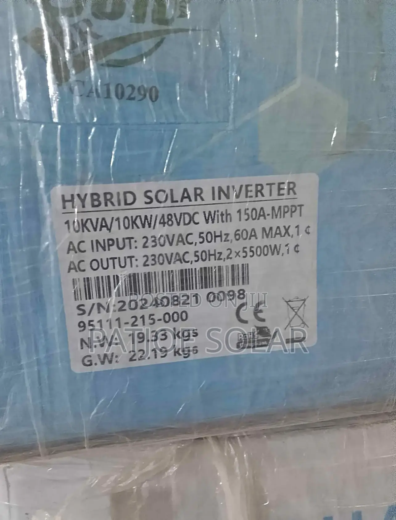 10kva High Frequency Yohako Inverter Hybrid 48v