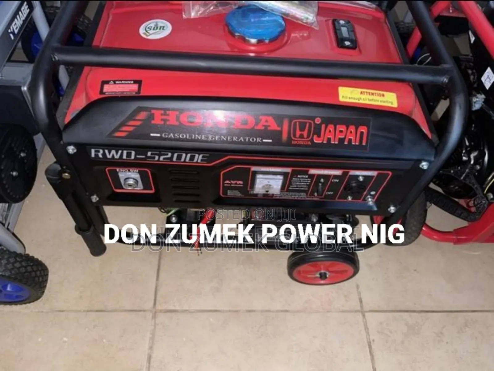 4.5kva Honda Generator Low Consumption of Petrol