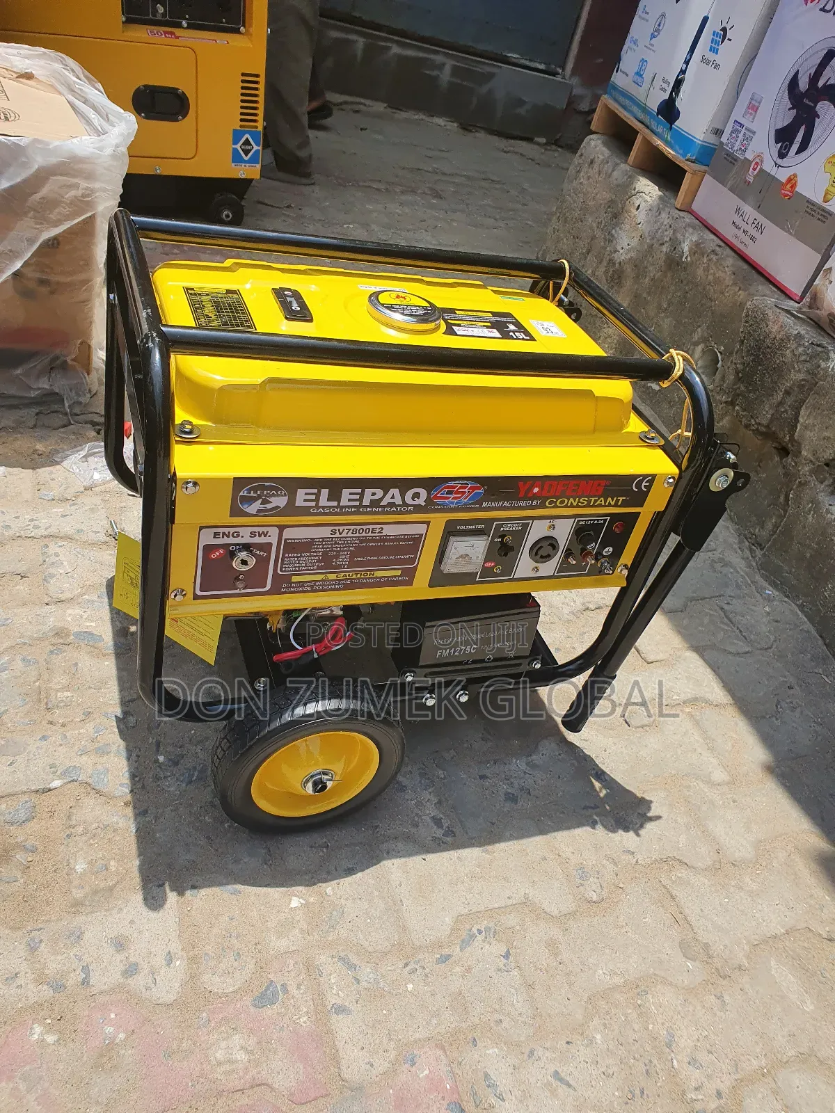 4.5kva Elepaq Generator Low Consumption of Petrol Engine