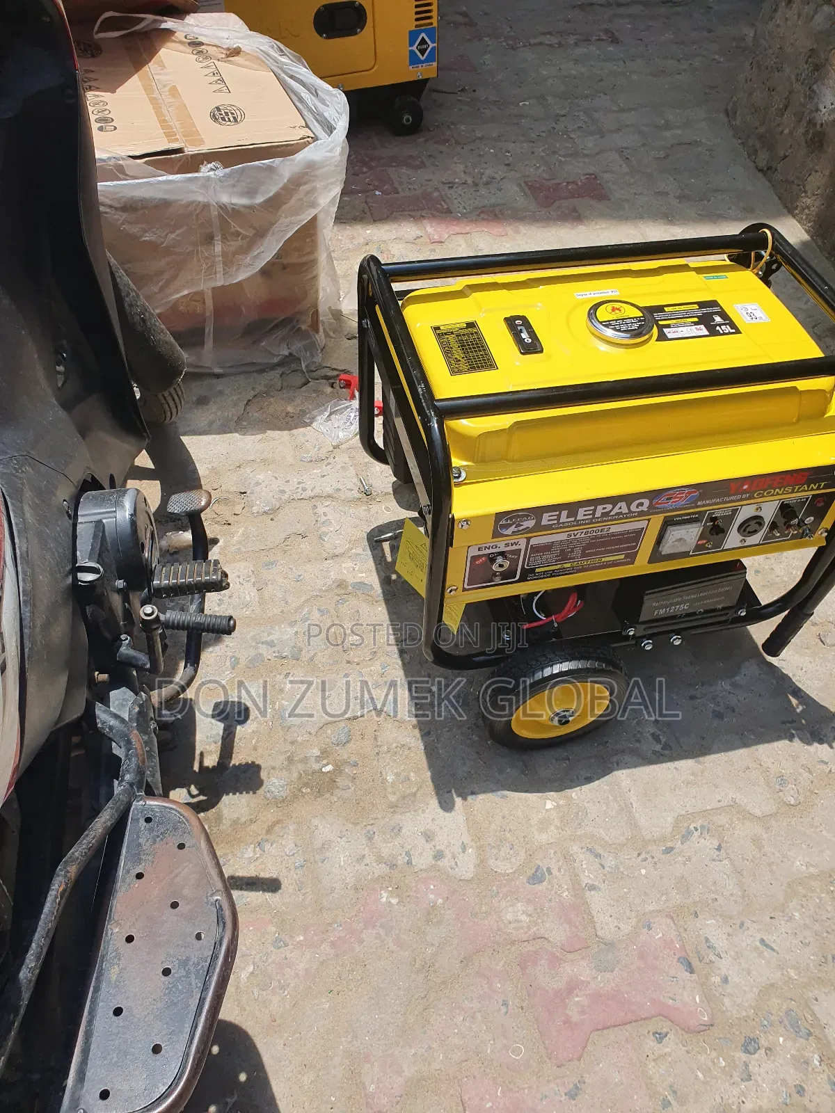 4.5kva Elepaq Generator Low Consumption of Petrol Engine