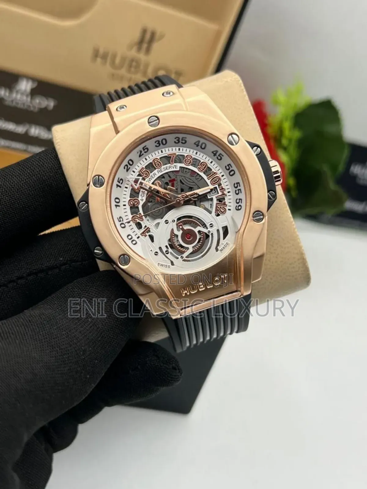 Original Luxury Men's Wristwatches Hublot Available In Store
