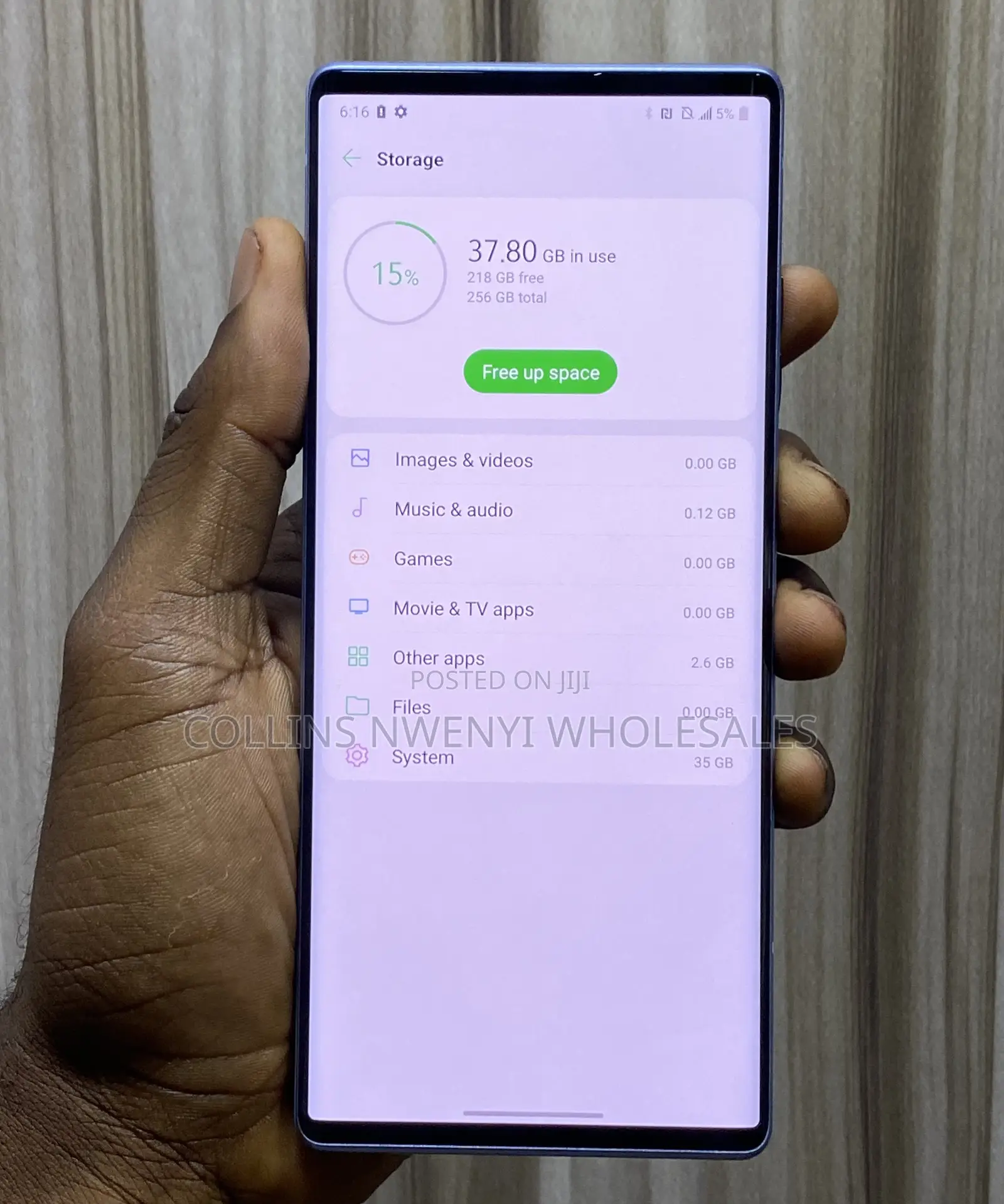 LG Wing 5G 256 GB Blue