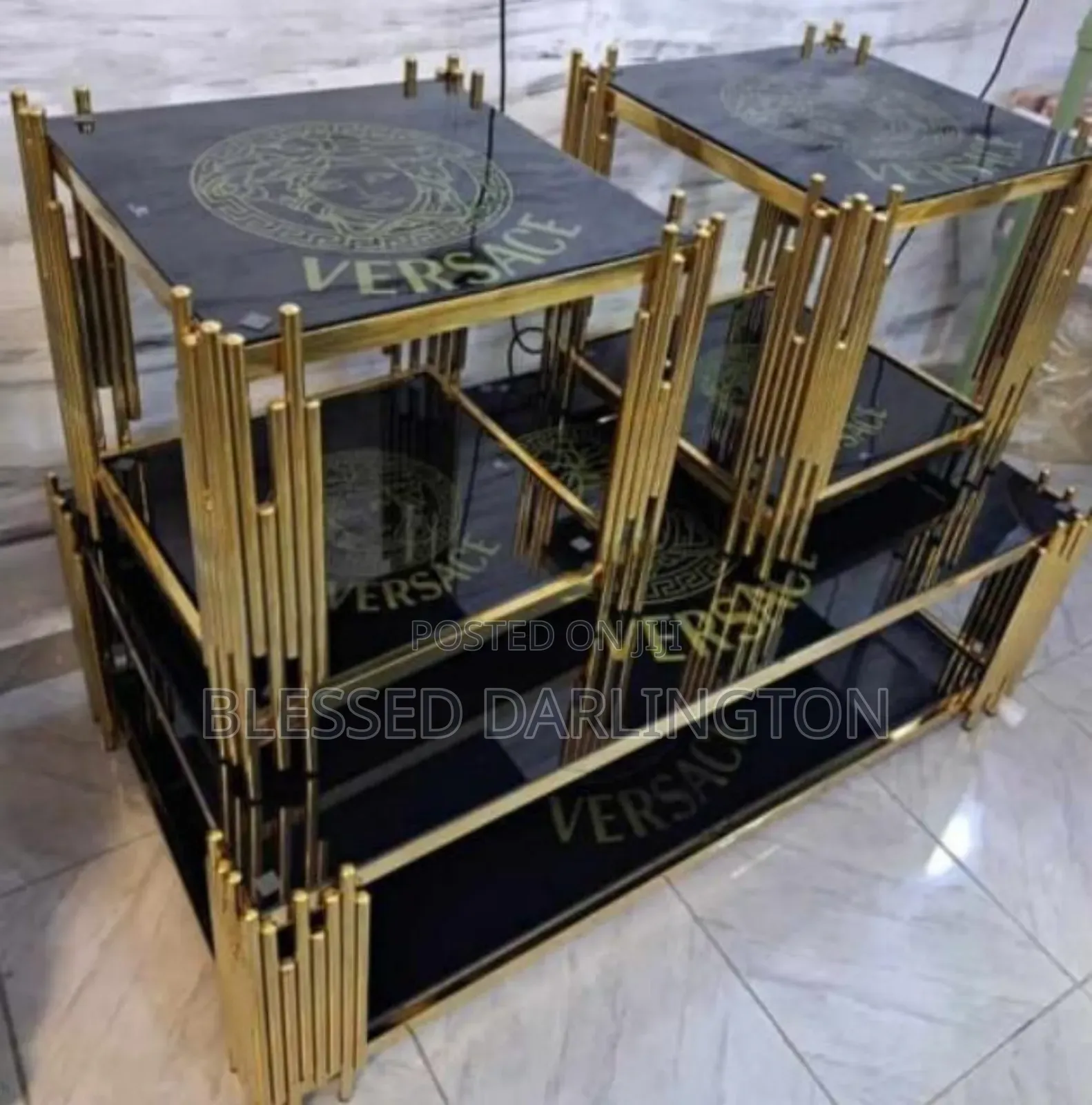 Center Tables With Two Side Stools