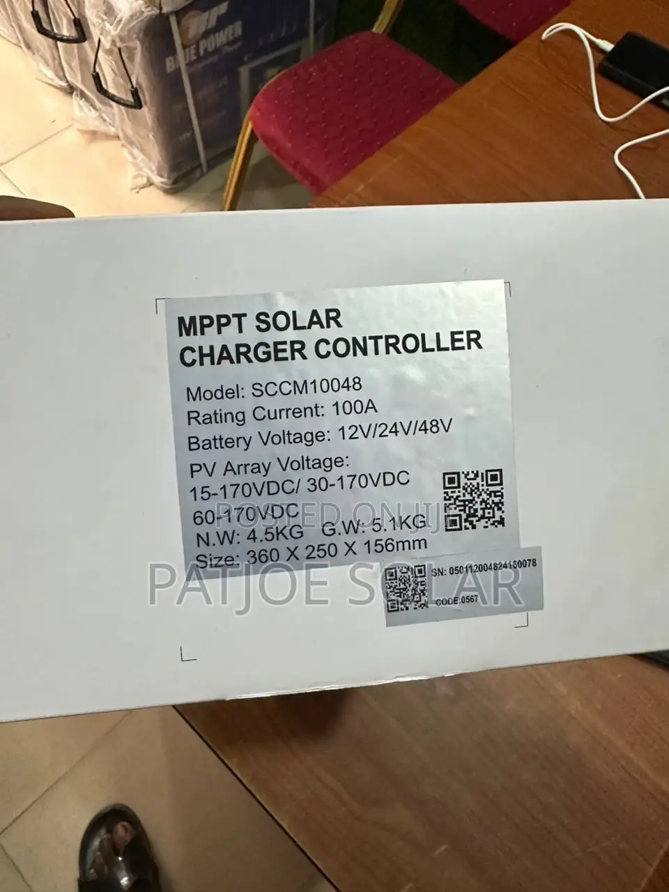 100a Mppt Felicity Charger Controller 48v