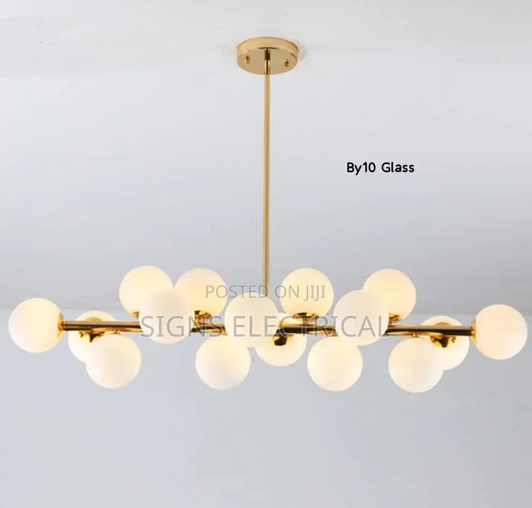 Nordic Led Glass Ball Chandelier 800mm by 10 Glass