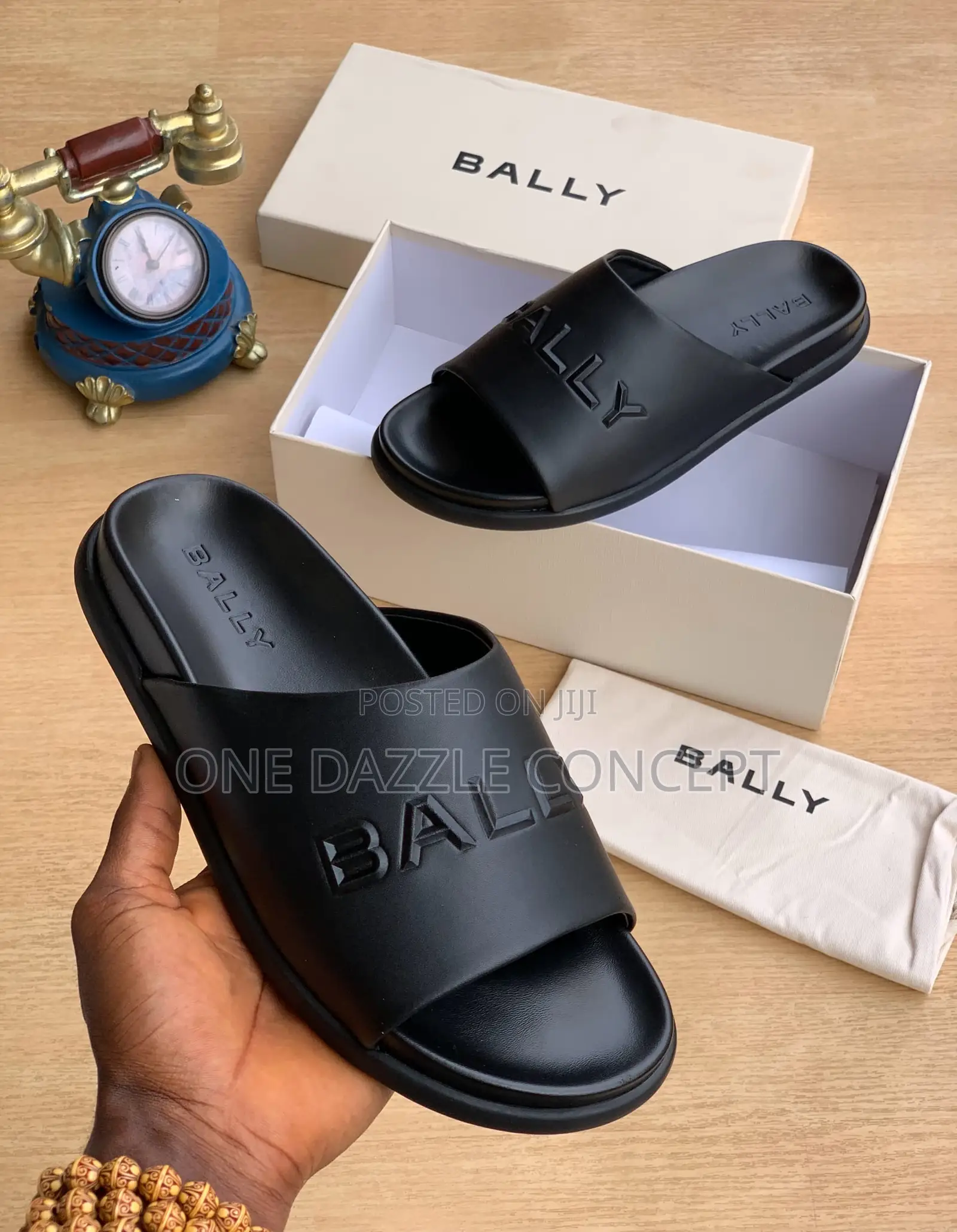 Bally-Seaside Slide in Leather