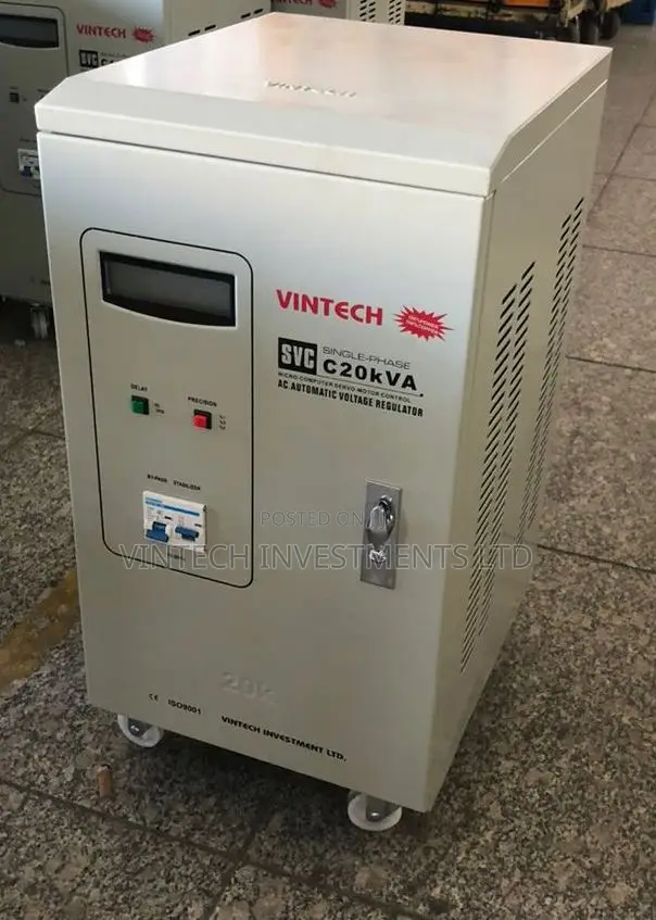 Vintech 20kva Single Phase Industrial Automatic Stabilizer