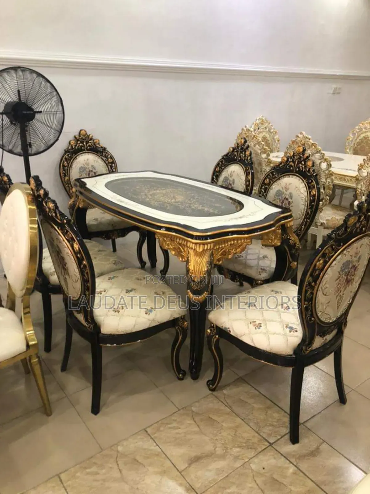 Exquisite Royal Wooden With Glass Design Top Dining Table