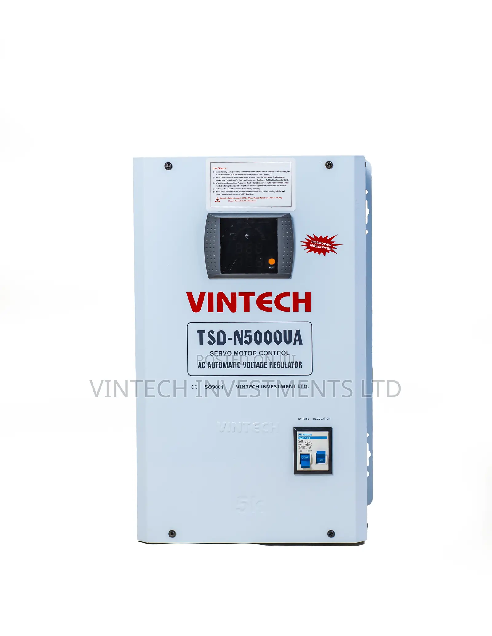 Vintech 5kva Copper Industrial Automatic Voltage Regulator