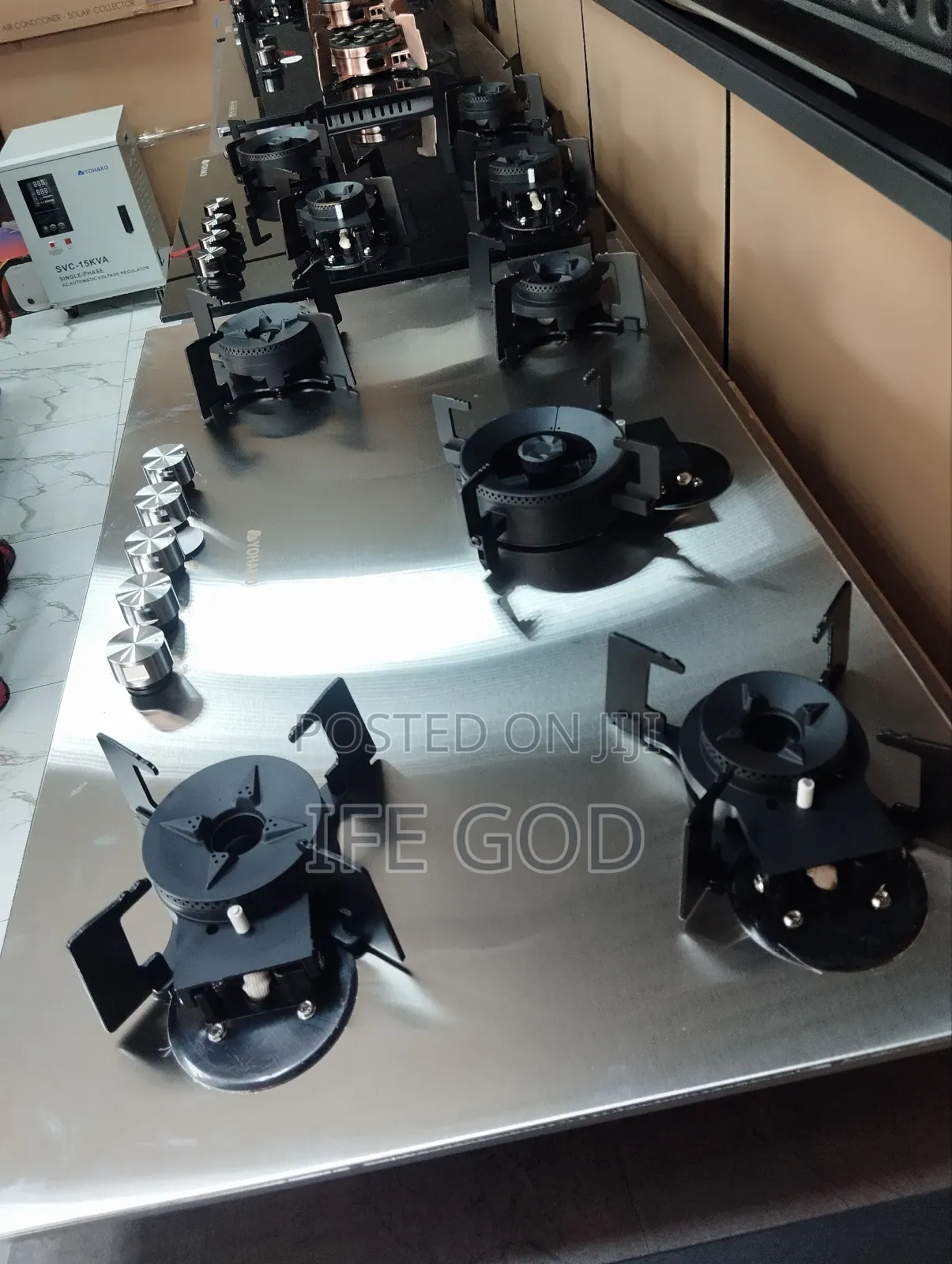 Original Yohako Automatic Built-in Flips Up Gas Cooker Hob