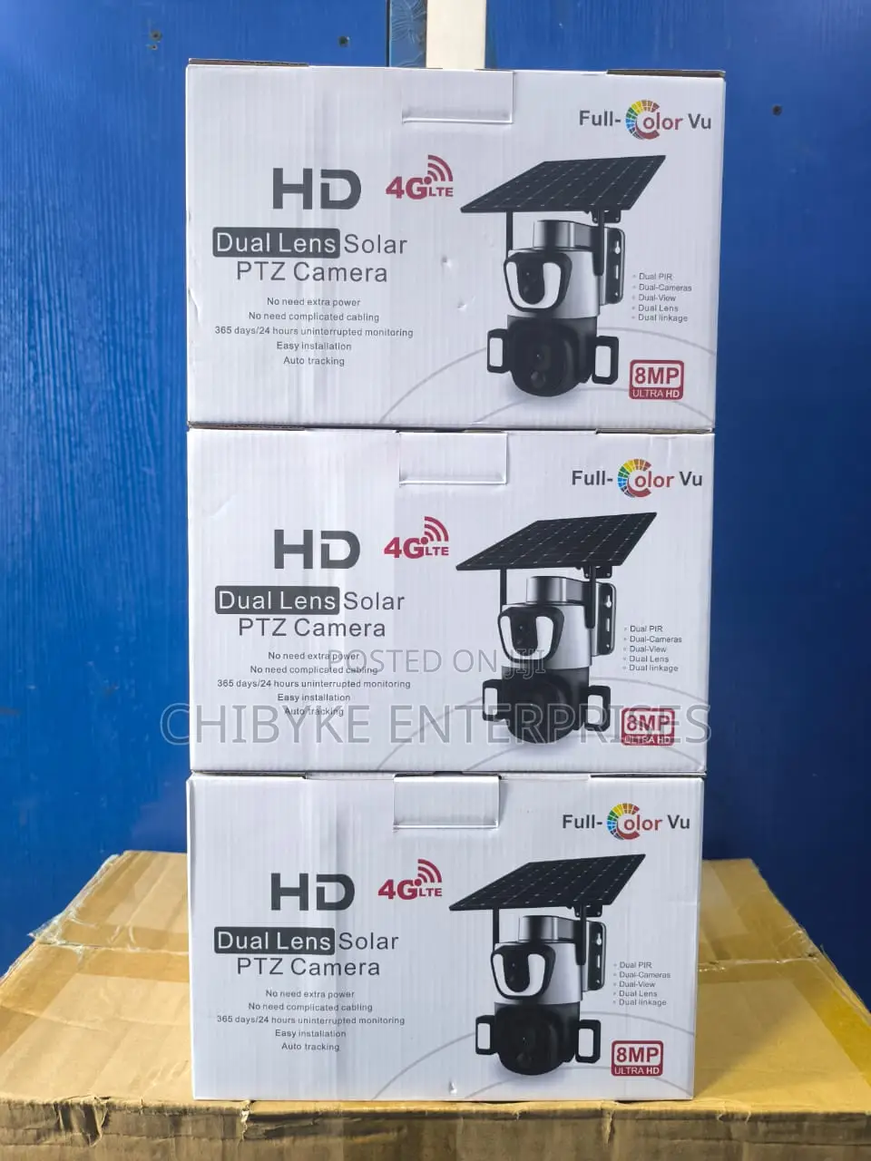 Sd90 8mp 4g Double Lens Solar PTZ Camera,With Free Sim Card
