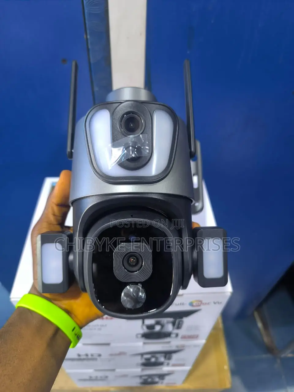 Sd90 8mp 4g Double Lens Solar PTZ Camera,With Free Sim Card