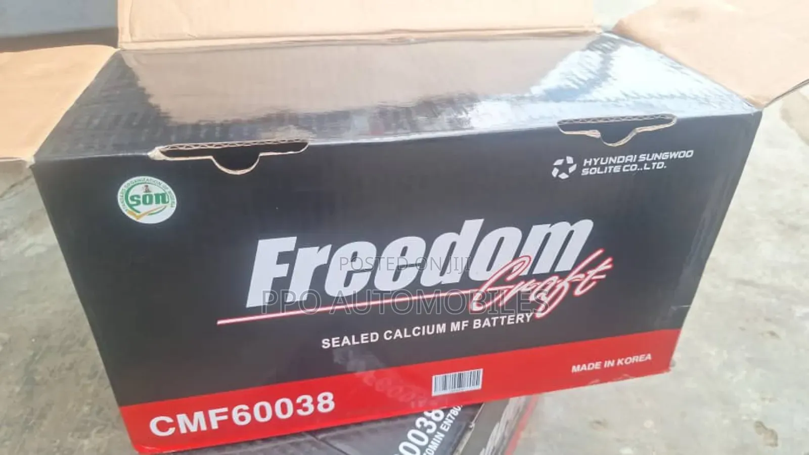 12v 100ah Freedom Mf Original Battery.