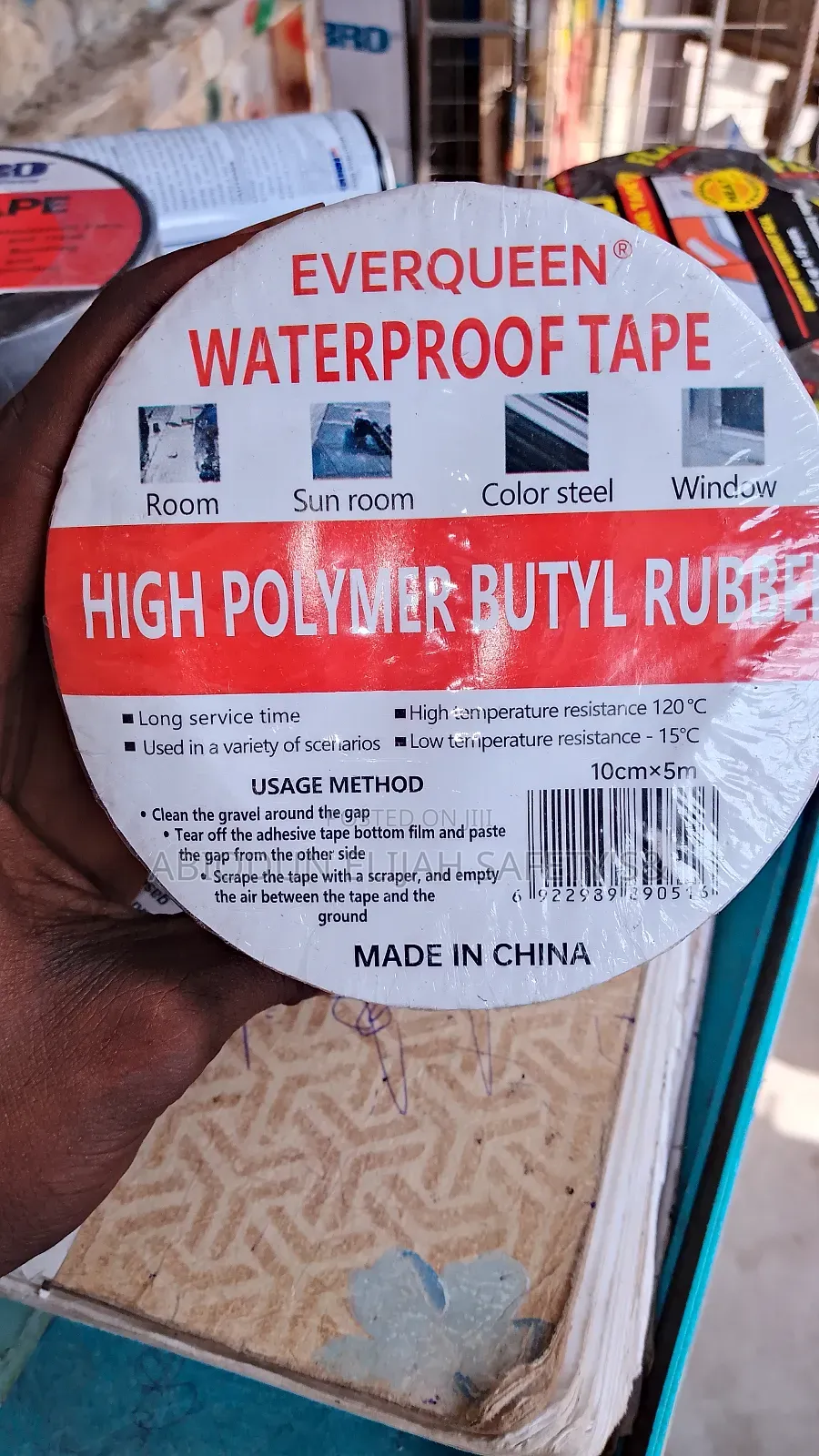 Original Quality Waterproof Tape 4"Inches×5meters