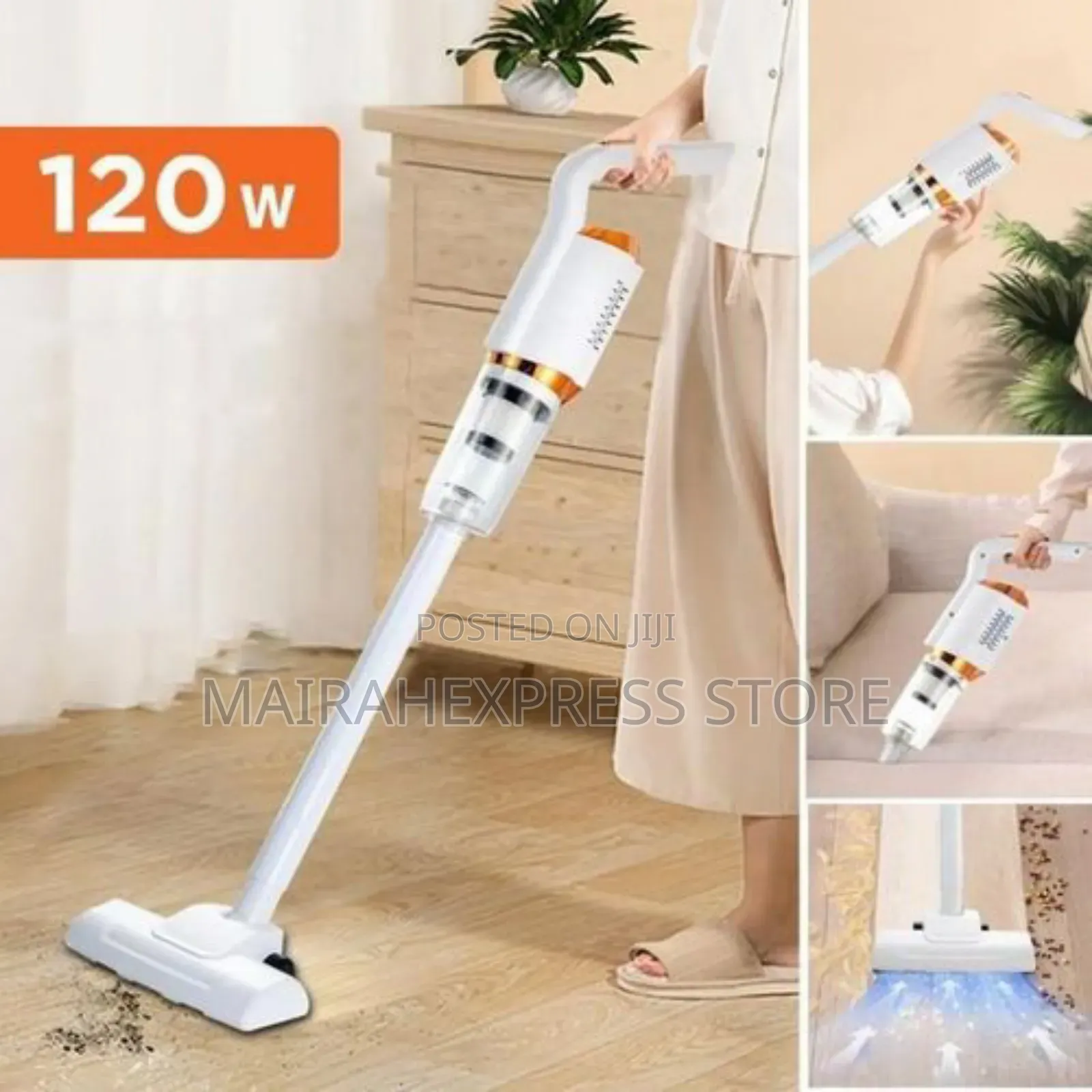 Home Car Wireless Handheld Dry Vacuum Cleaner - 120w