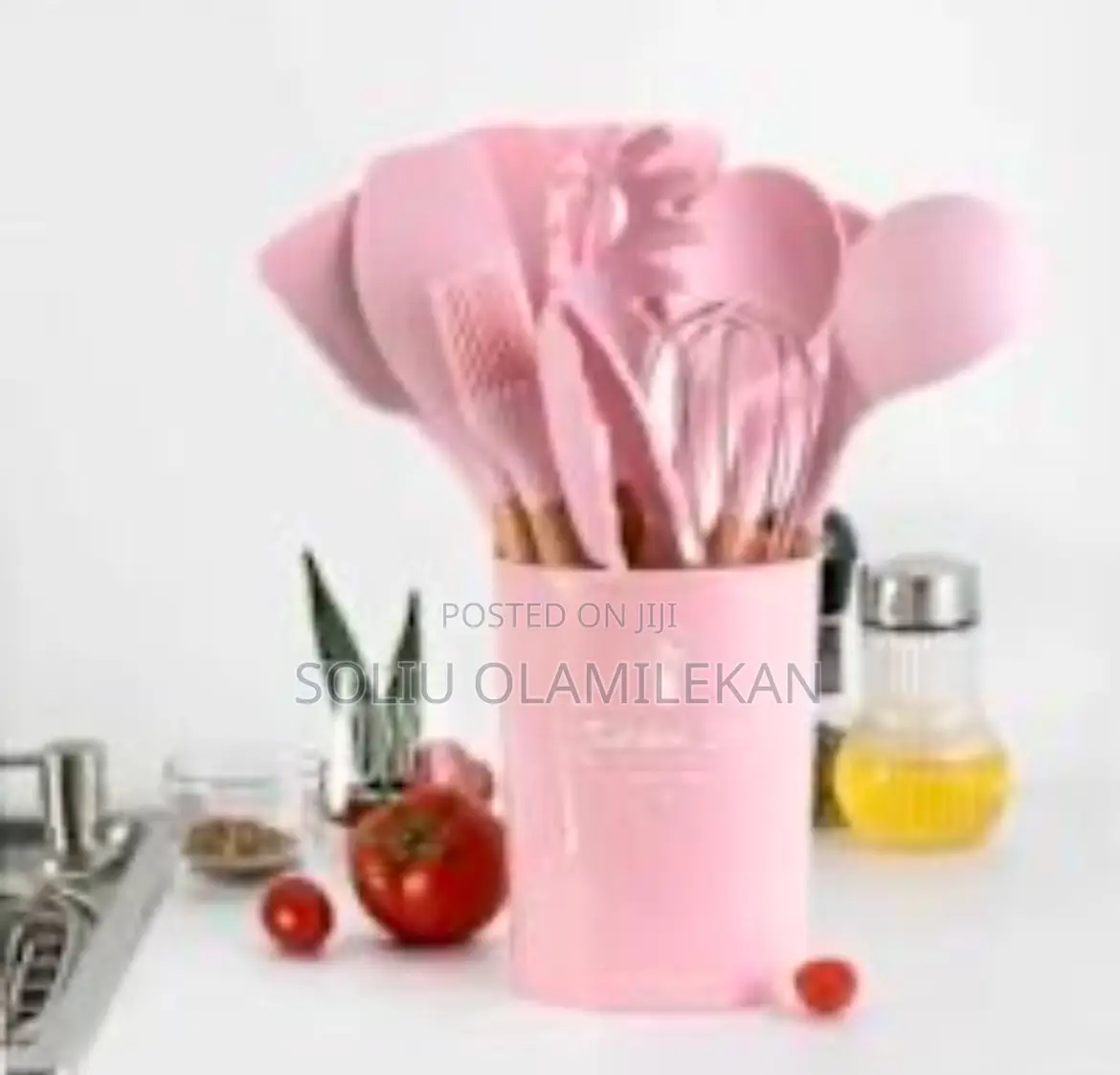 Silicone Cooking Spoons Set - 12 Pieces