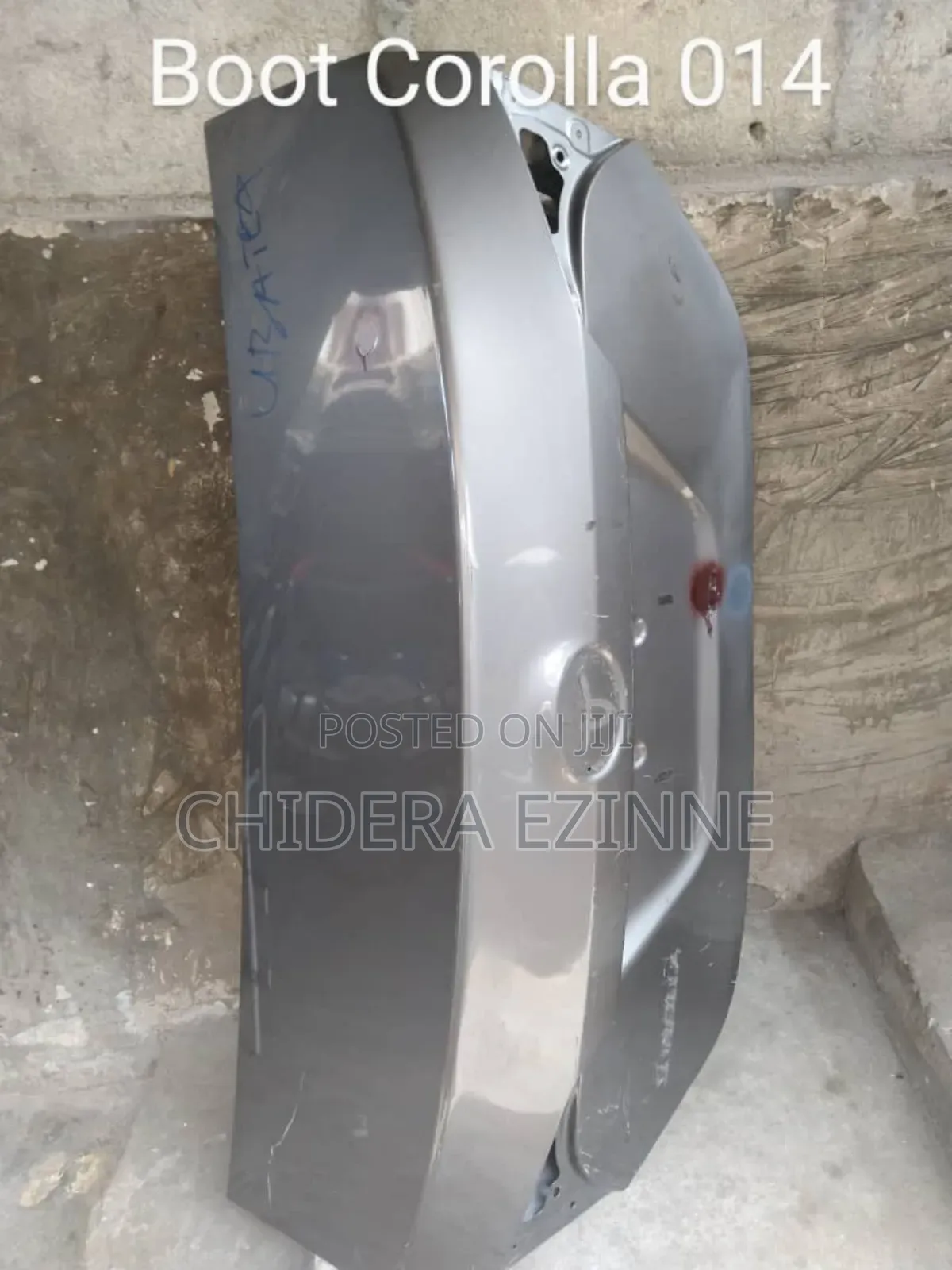 Toyota Corolla 2015 Model Empty Boot