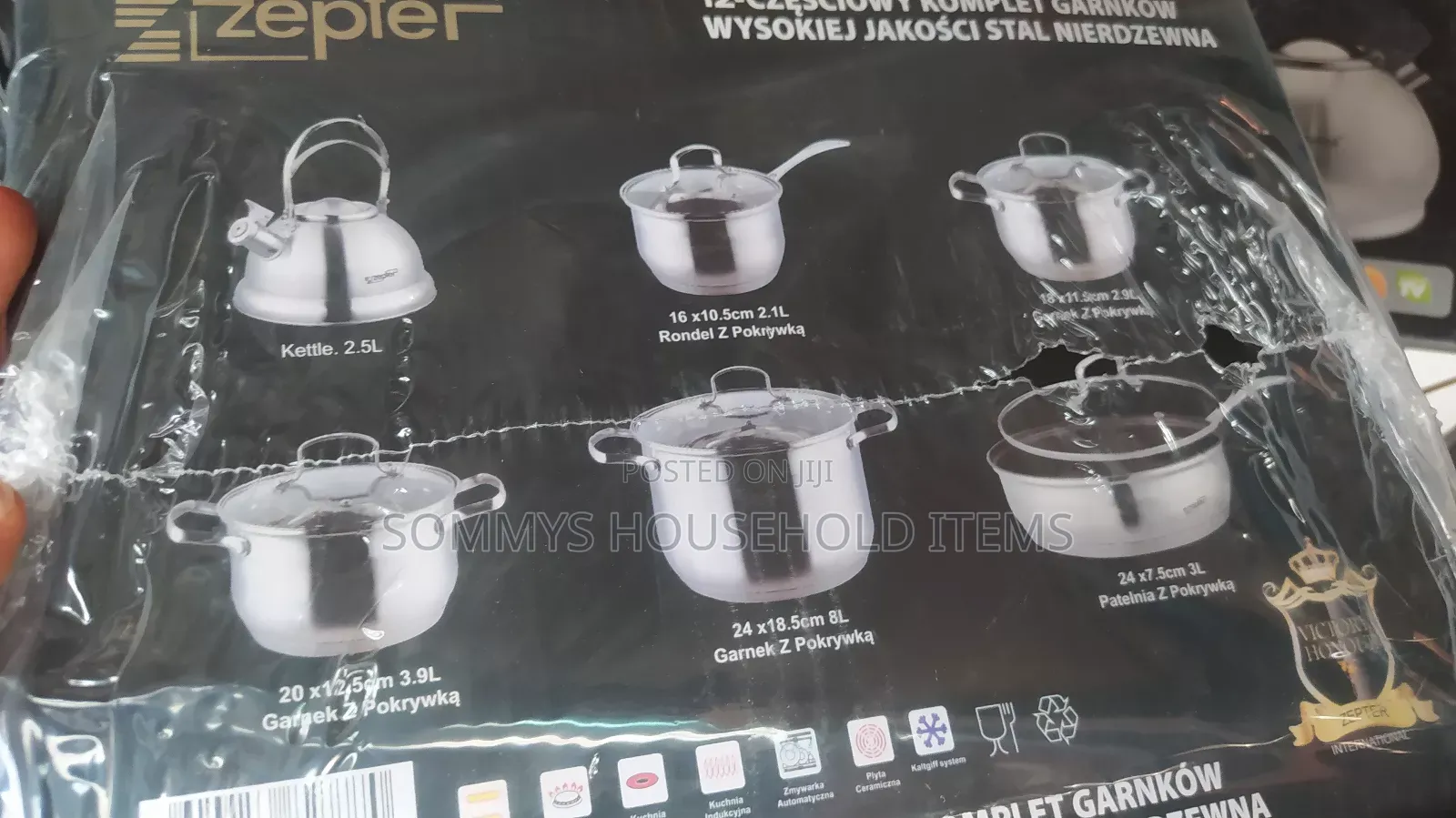 High Quality Stainless Steel Pot Set With Kettle