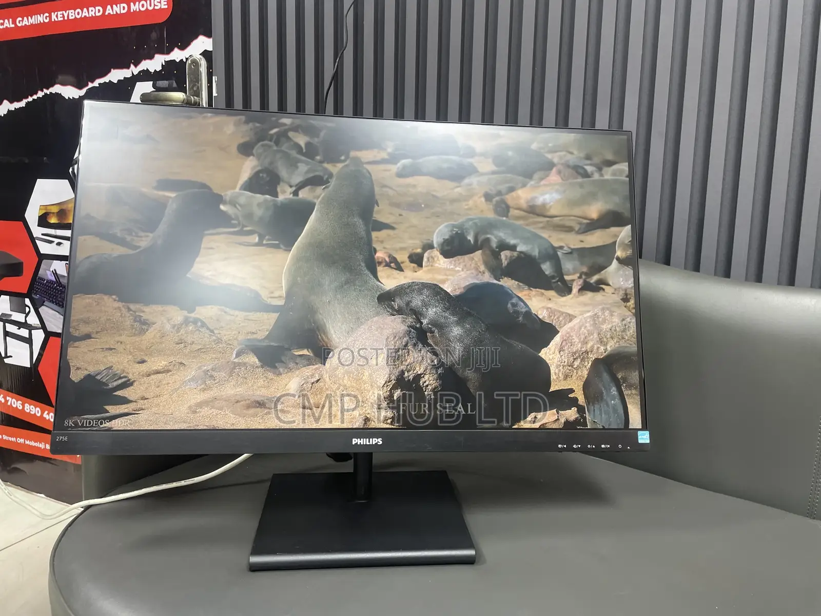 Philips 275e1s 27” QHD Monitor, 75hz, Ips, Amd Freesync