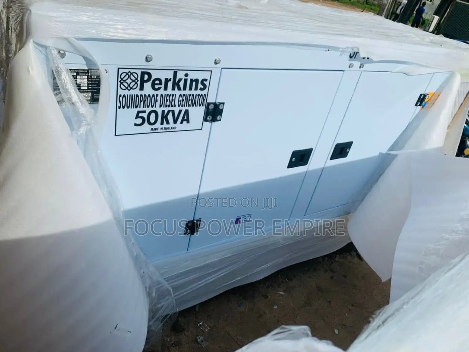 Original 50kva Perkins Diesel Soundproof Gen % Copper Coil
