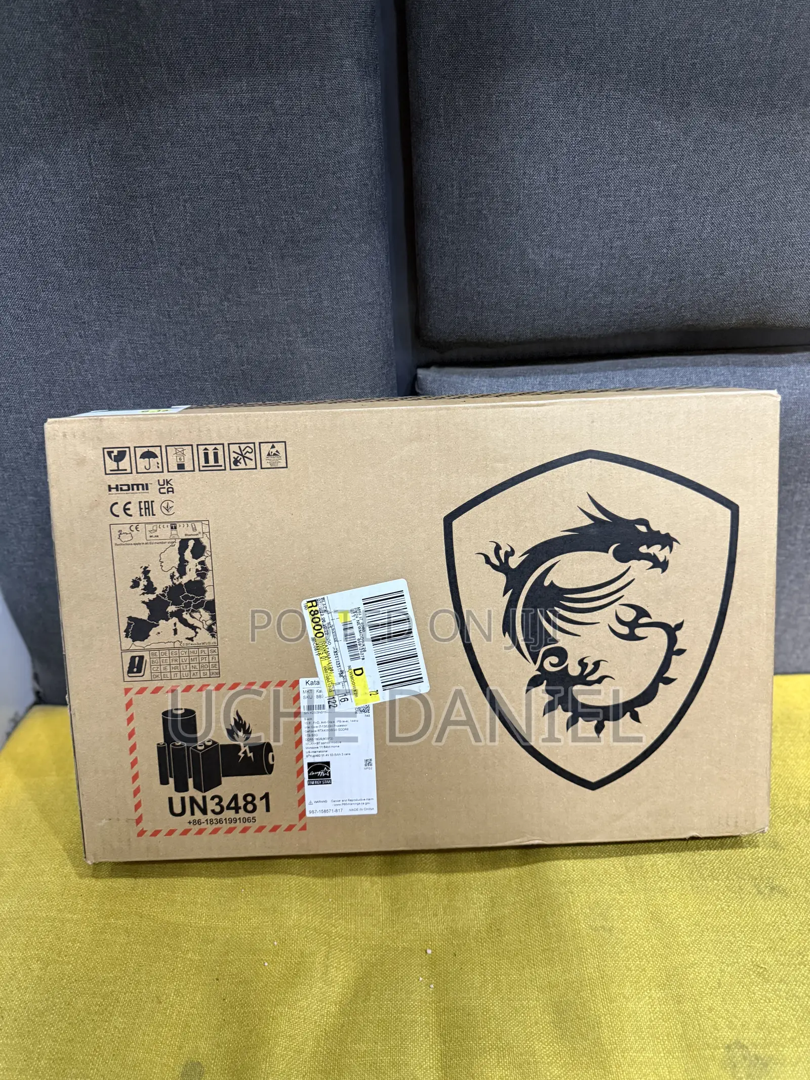 New Laptop MSI Katana 15 16GB Intel Core I7 SSD 1T