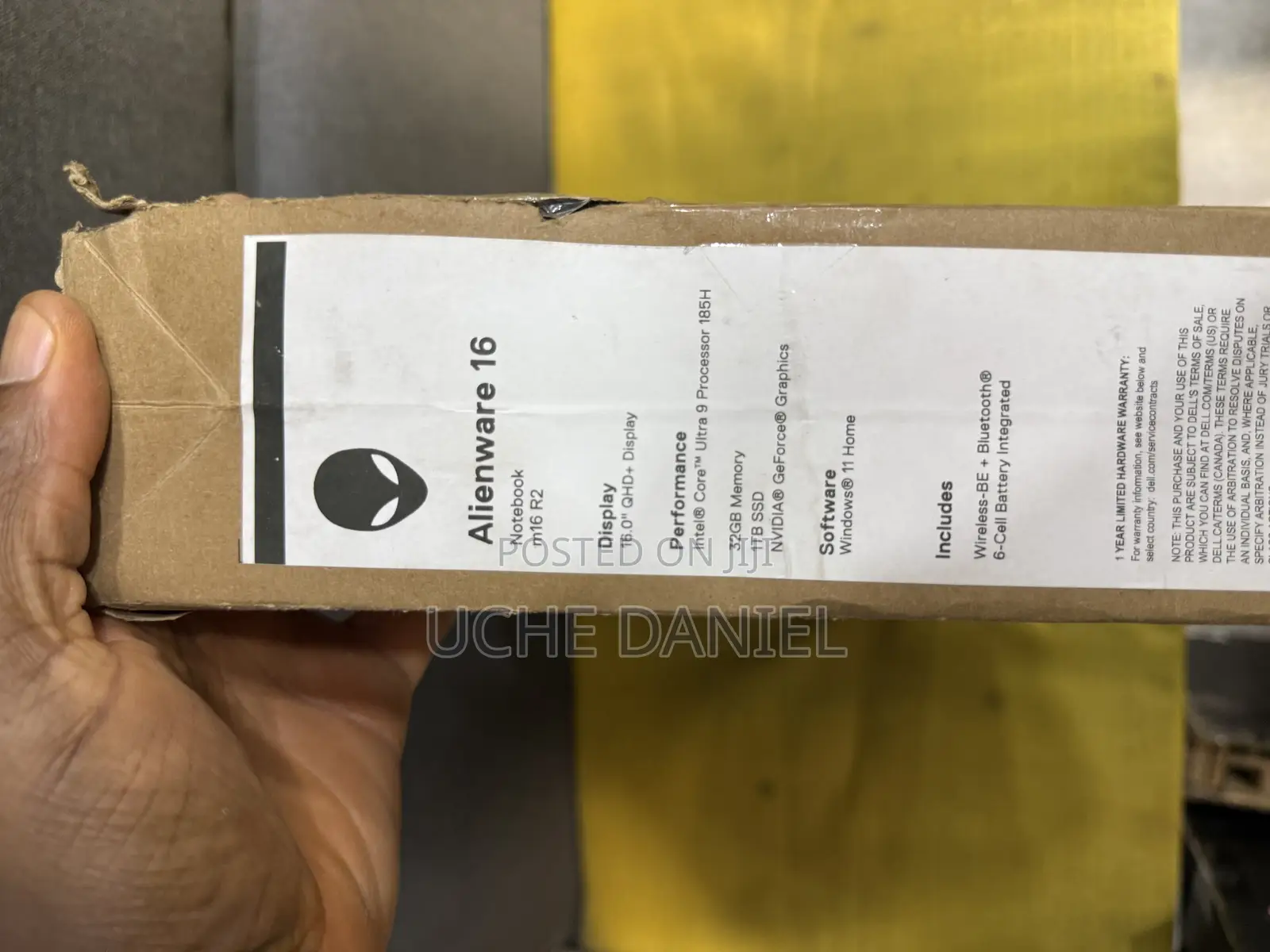 New Laptop Dell Alienware M16 R2 32GB Intel Core Ultra 9 SSD 1T