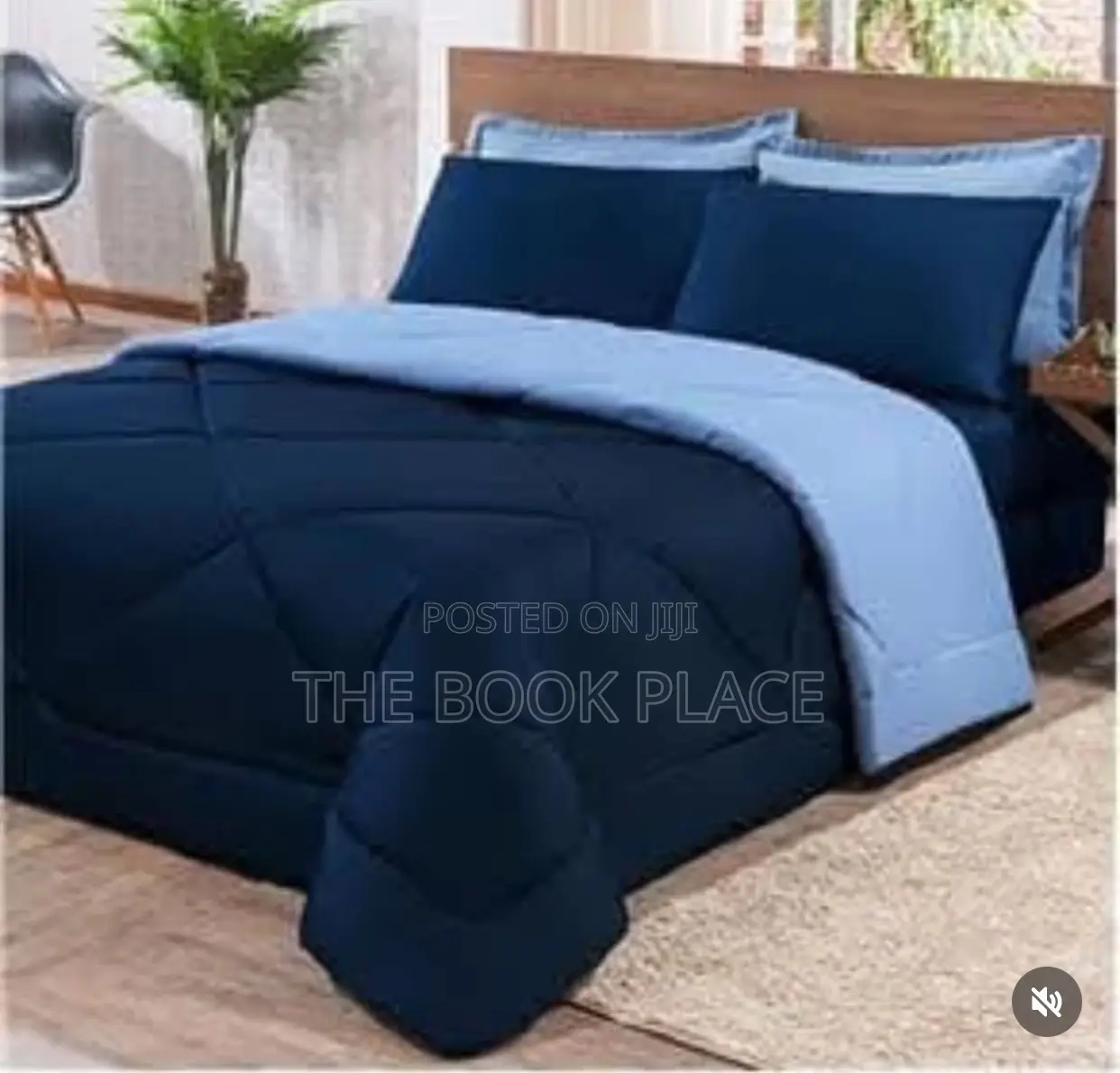 Navy/Sky Blue Bedding Set