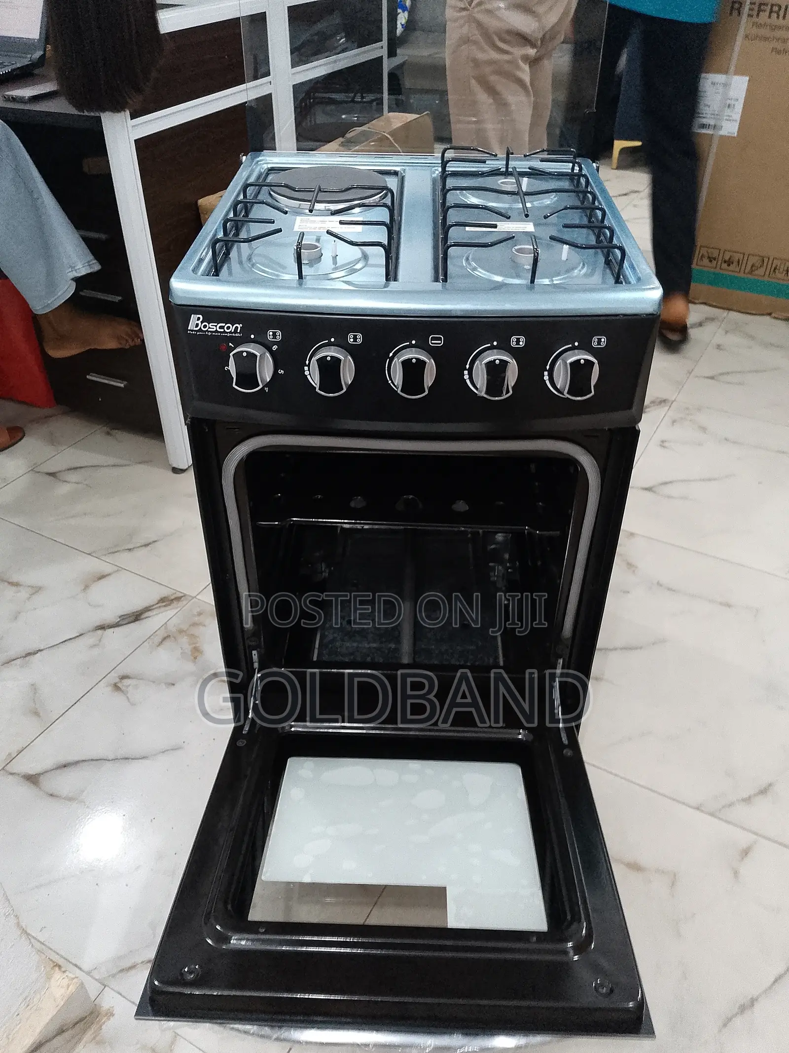Boscon (Bos-Gss500) 3+1 Burner Gas Cooker With Oven