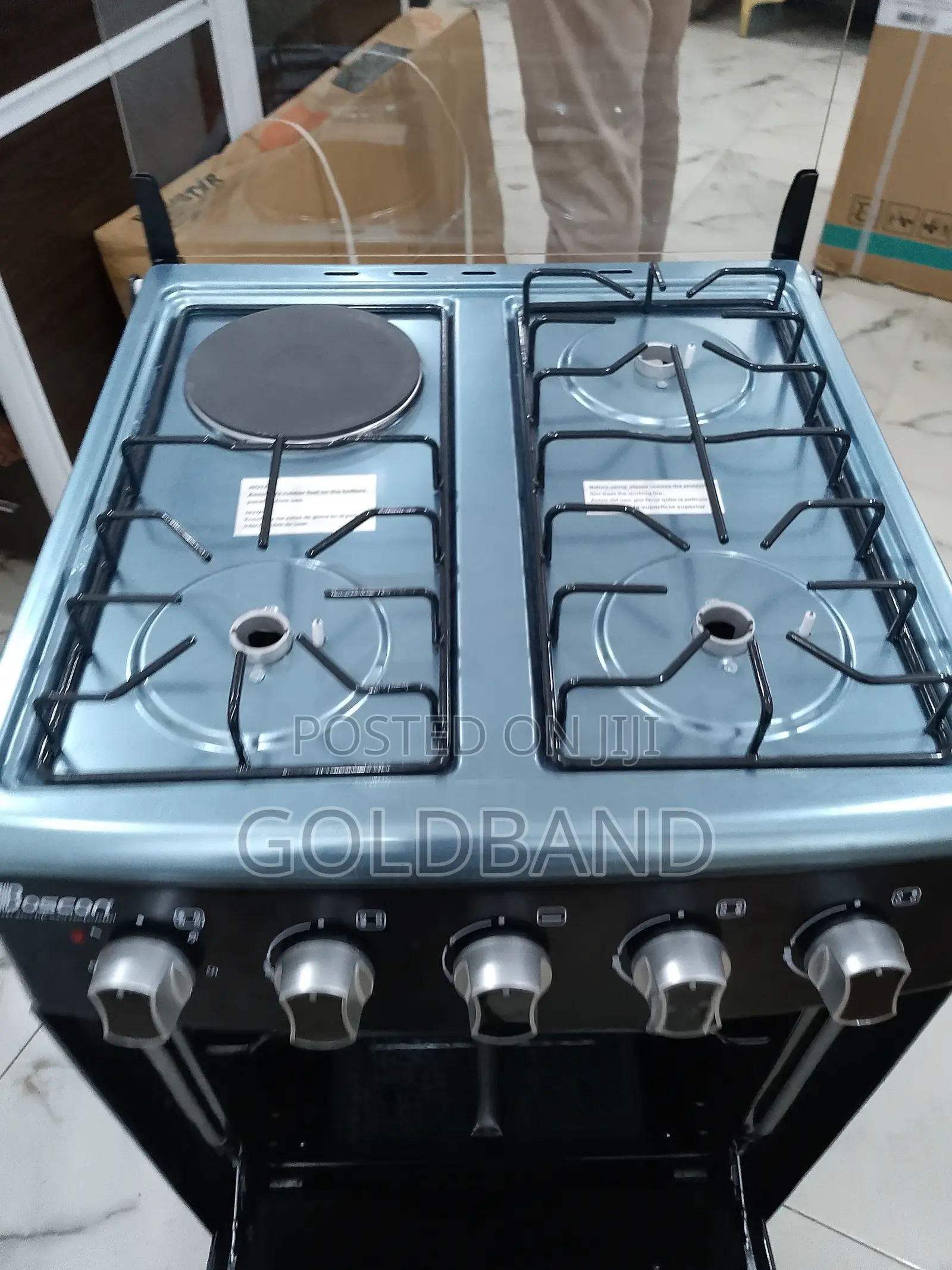 Boscon (Bos-Gss500) 3+1 Free-Standing Burner Gas Cooker
