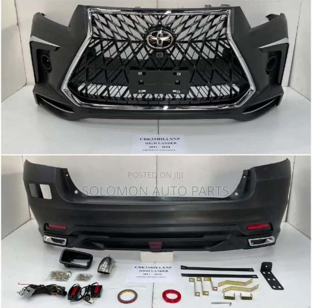 Front and Back Highlander 2011 2012 Upgrade Available
