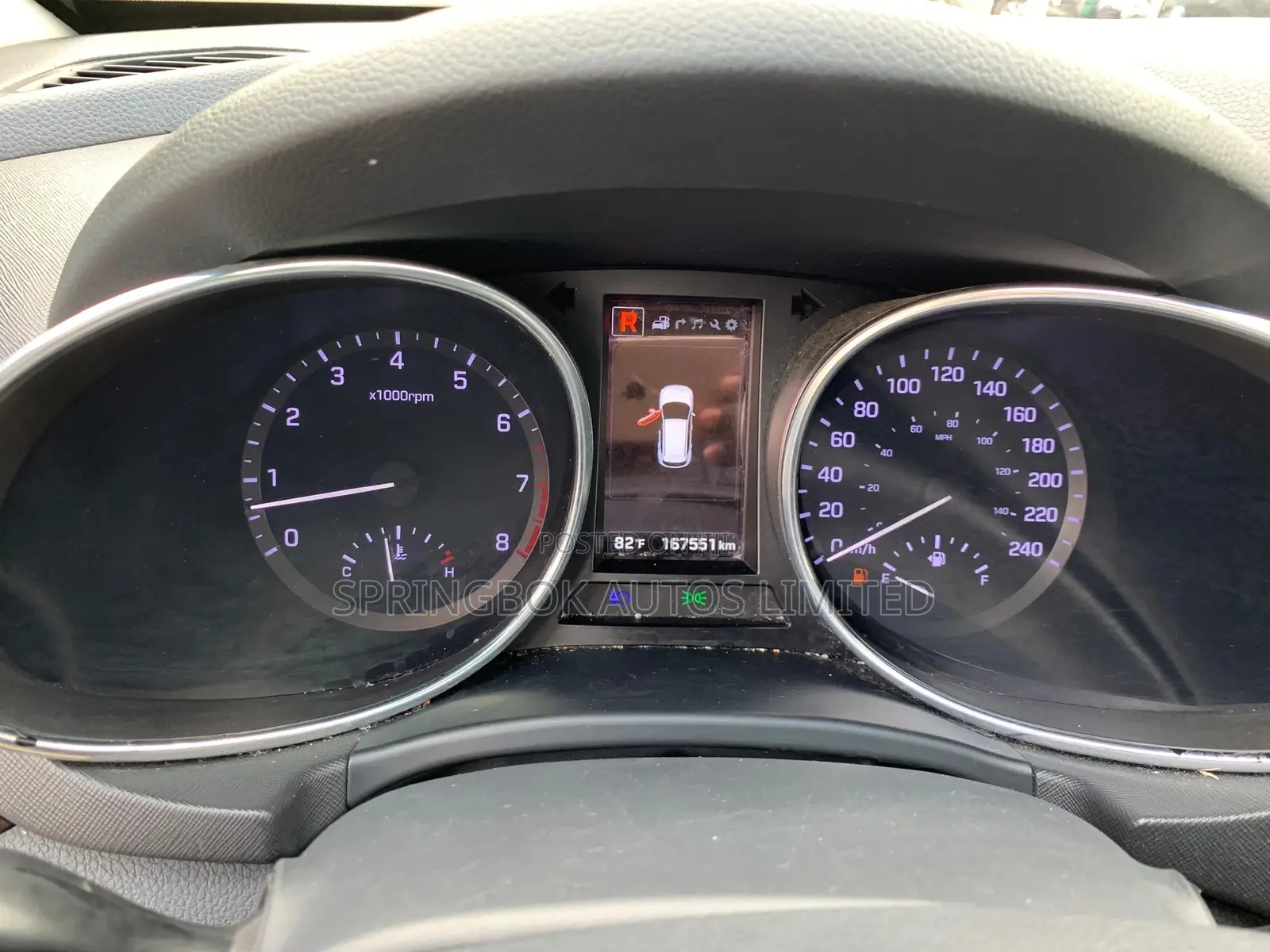 Hyundai Santa Fe Limited AWD 2017 Blue